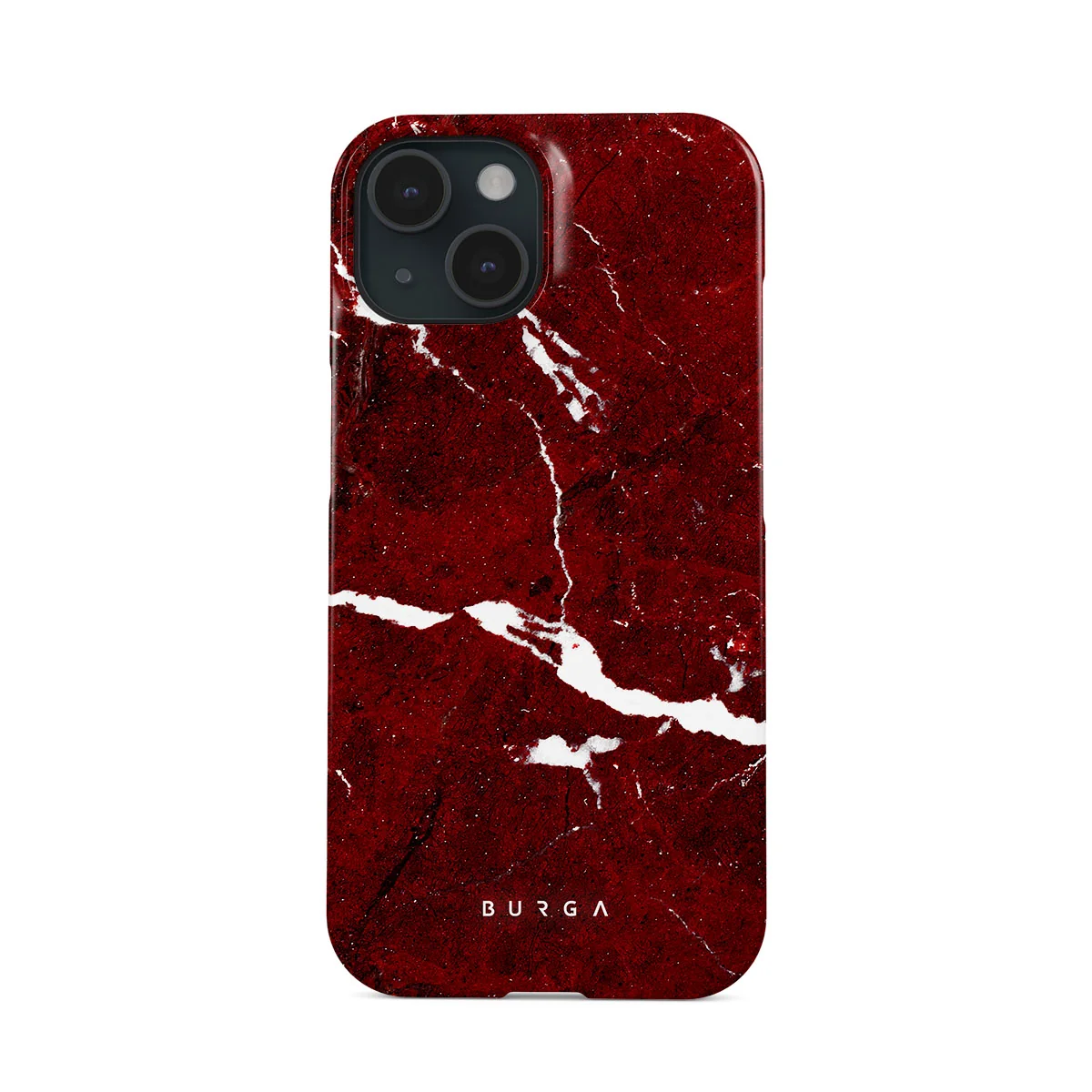 Iconic Red Ruby - Marble iPhone 15 ケース