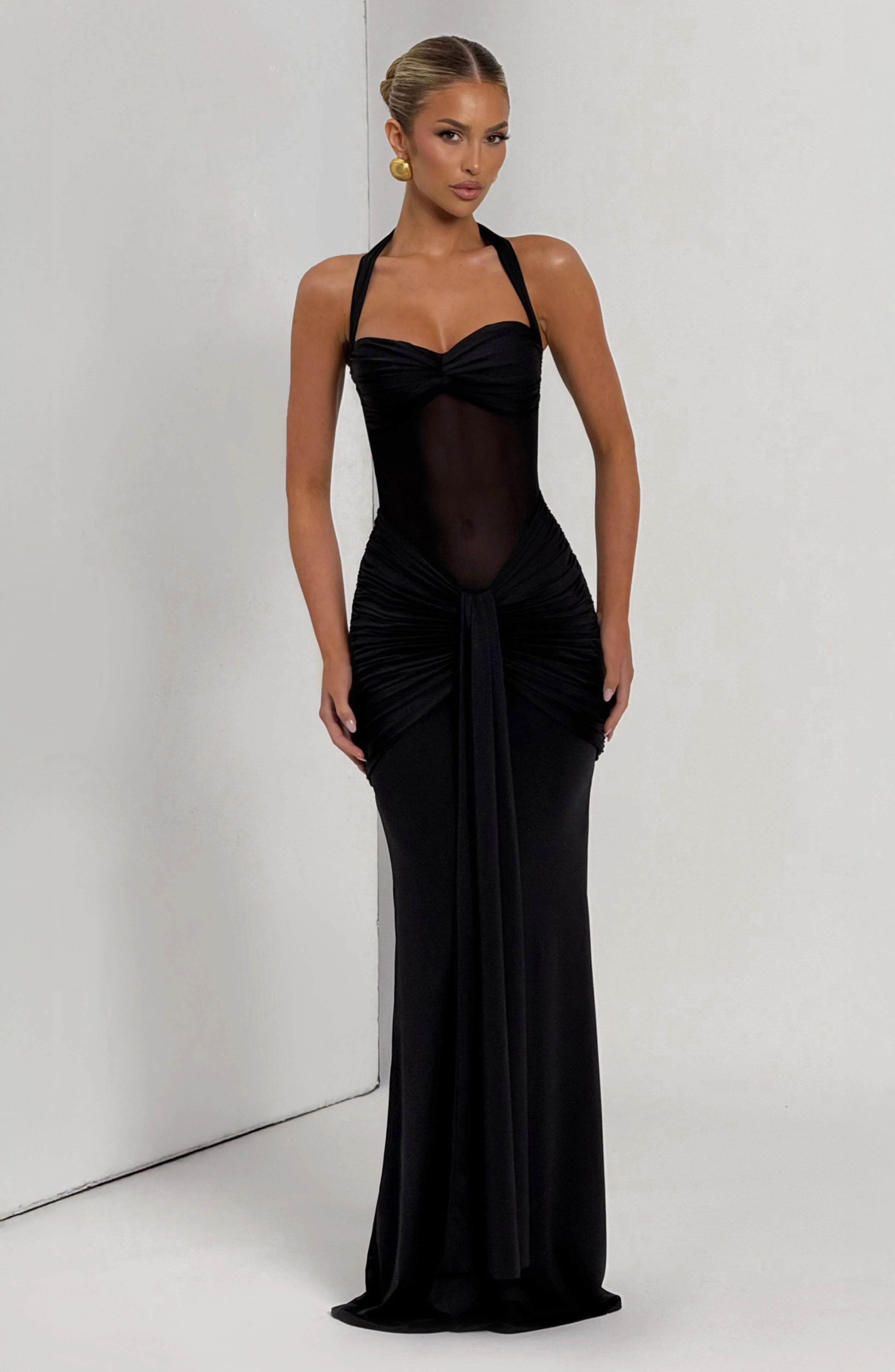 Vixen Maxi Dress - Black