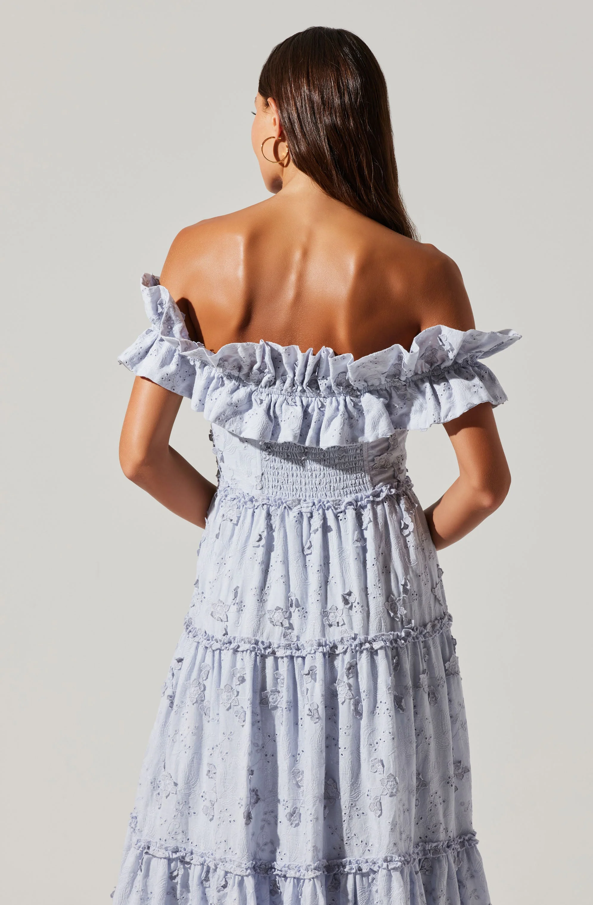 Piccola Off Shoulder Maxi Dress