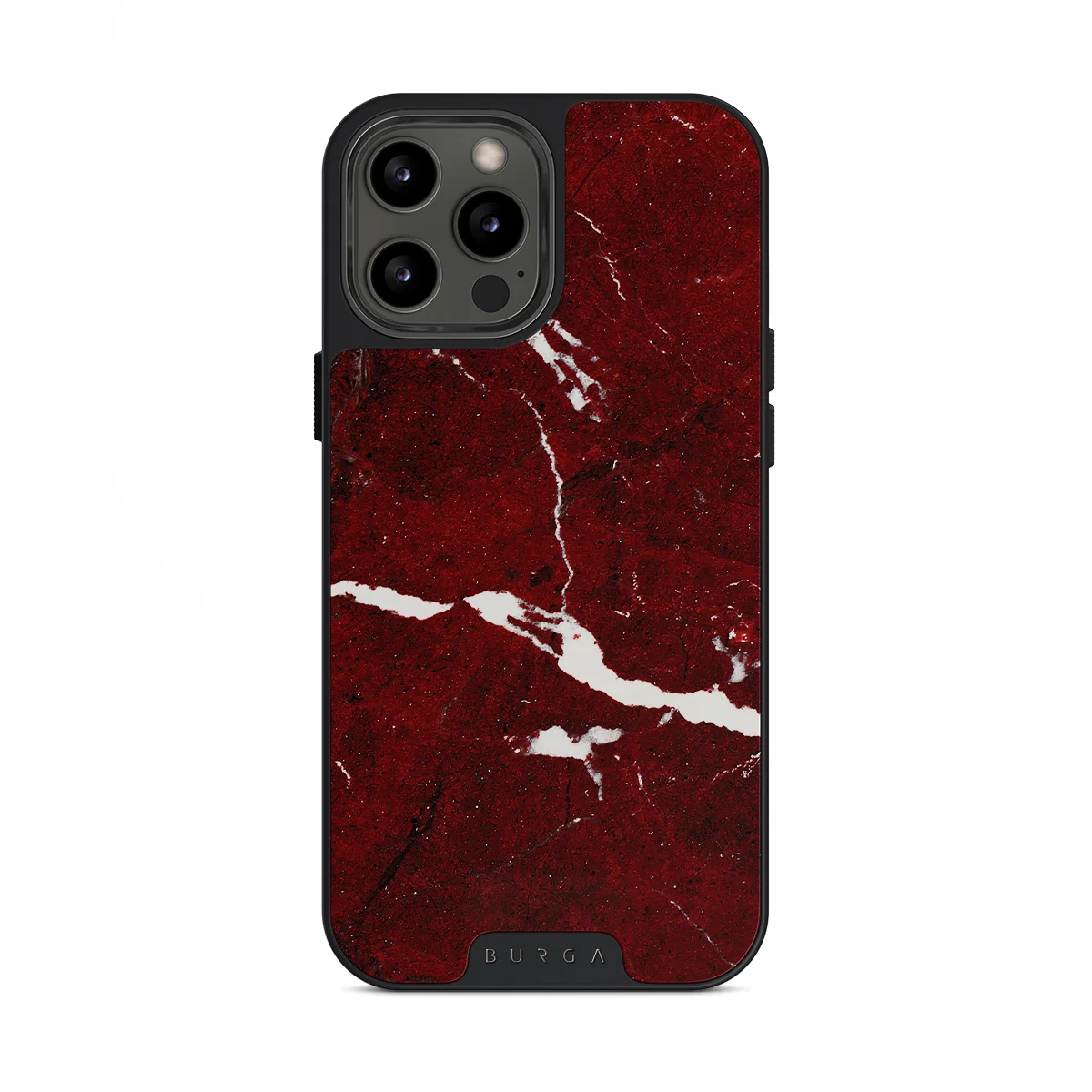 Iconic Red Ruby - Marble iPhone 12 Pro ケース