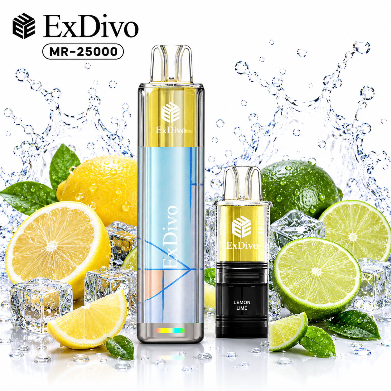 LEMON LIME - ExDivo KUZ 25K Replaceable Pod Vape