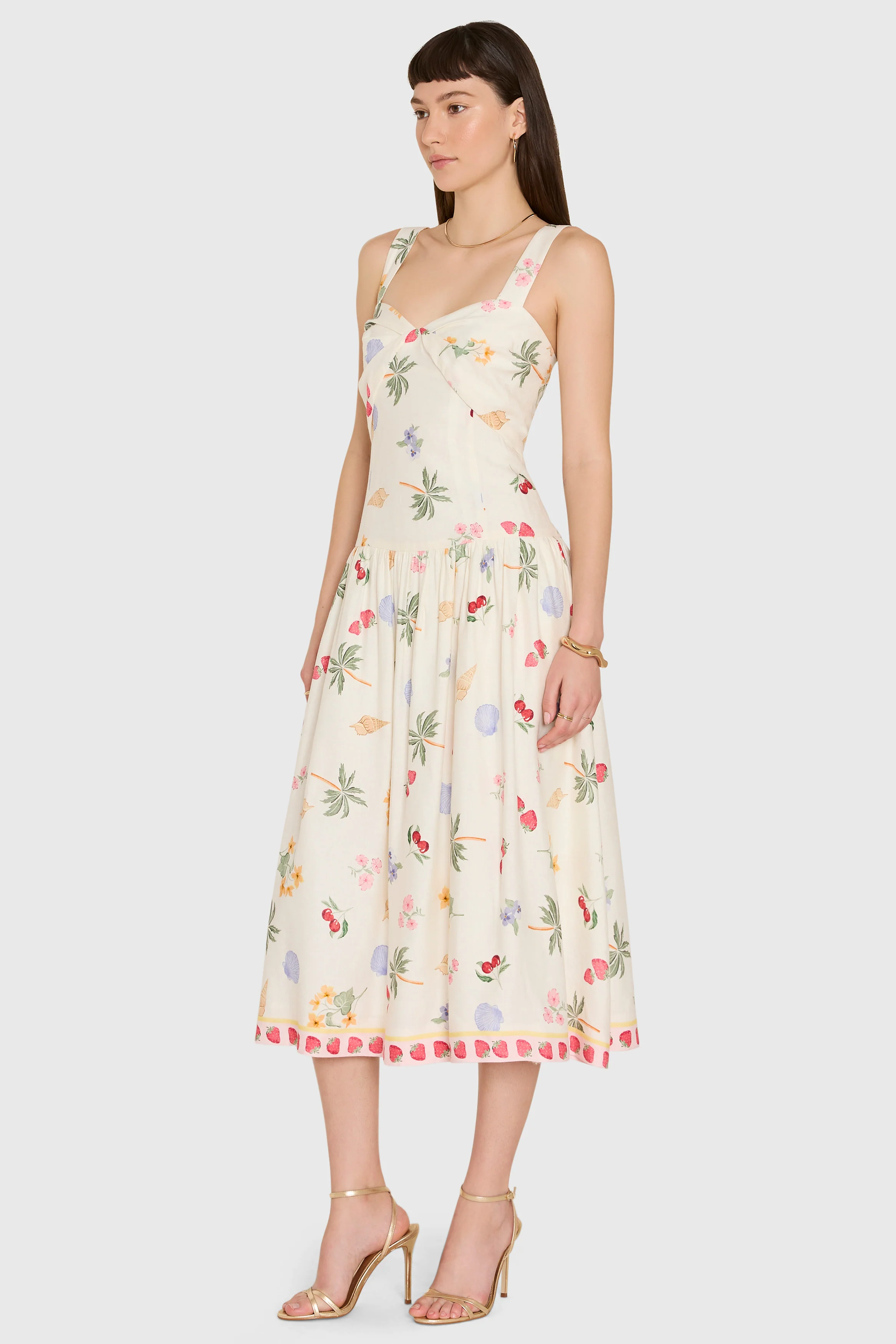 Soho Midi Dress in Boardwalk - luluinthesky