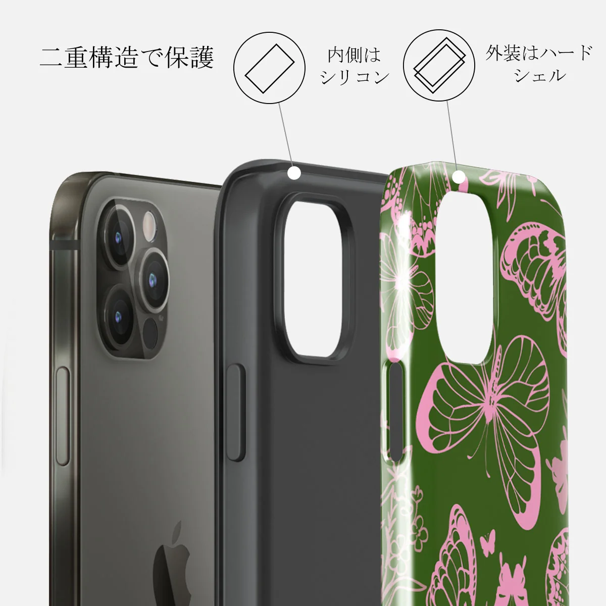 No Regrets - iPhone 12 Pro ケース