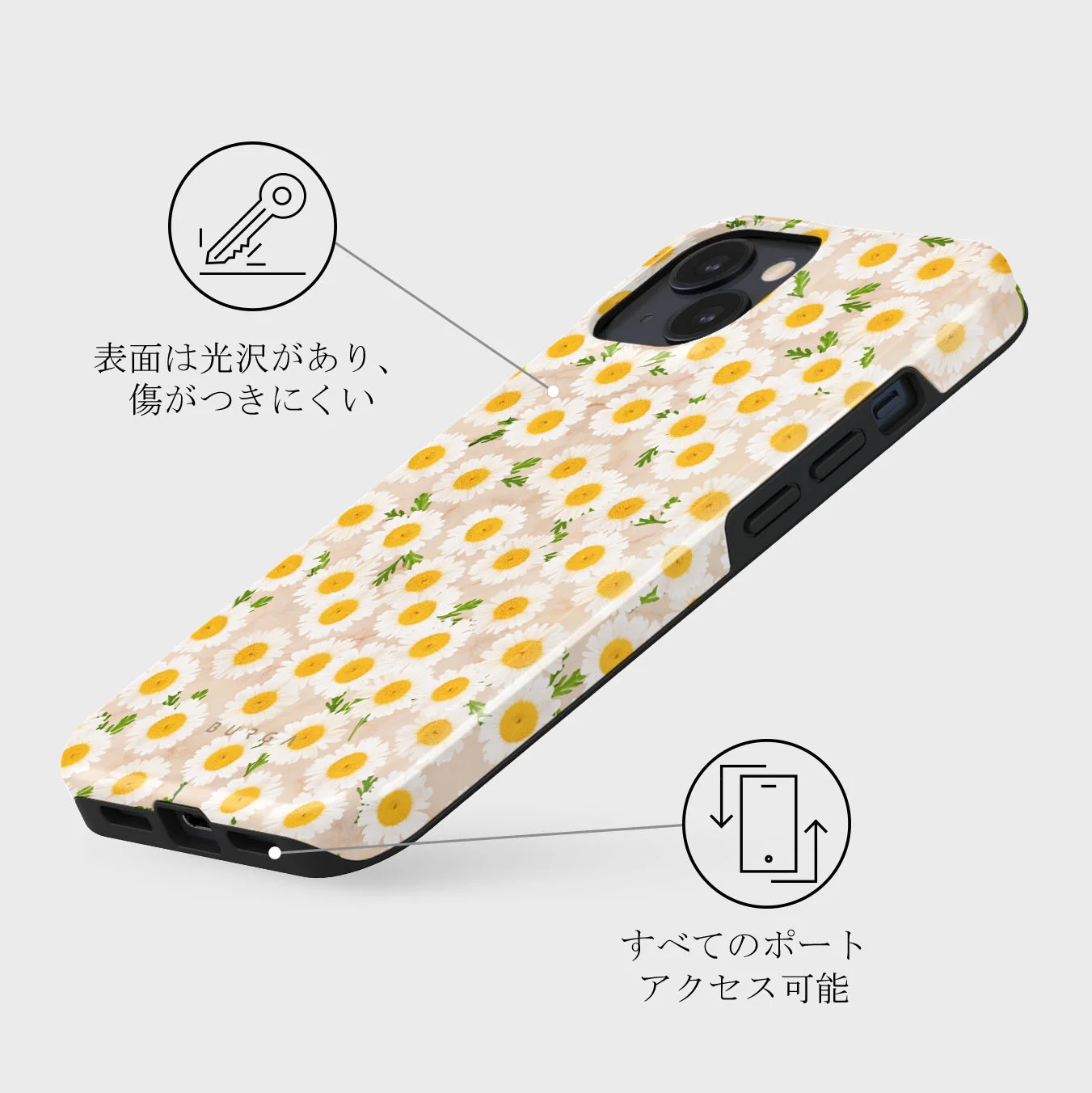 Pure Bliss - Daisy iPhone 13 ケース