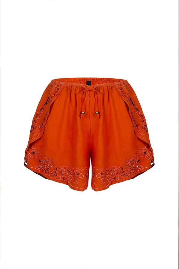 Flow Short Embroidery