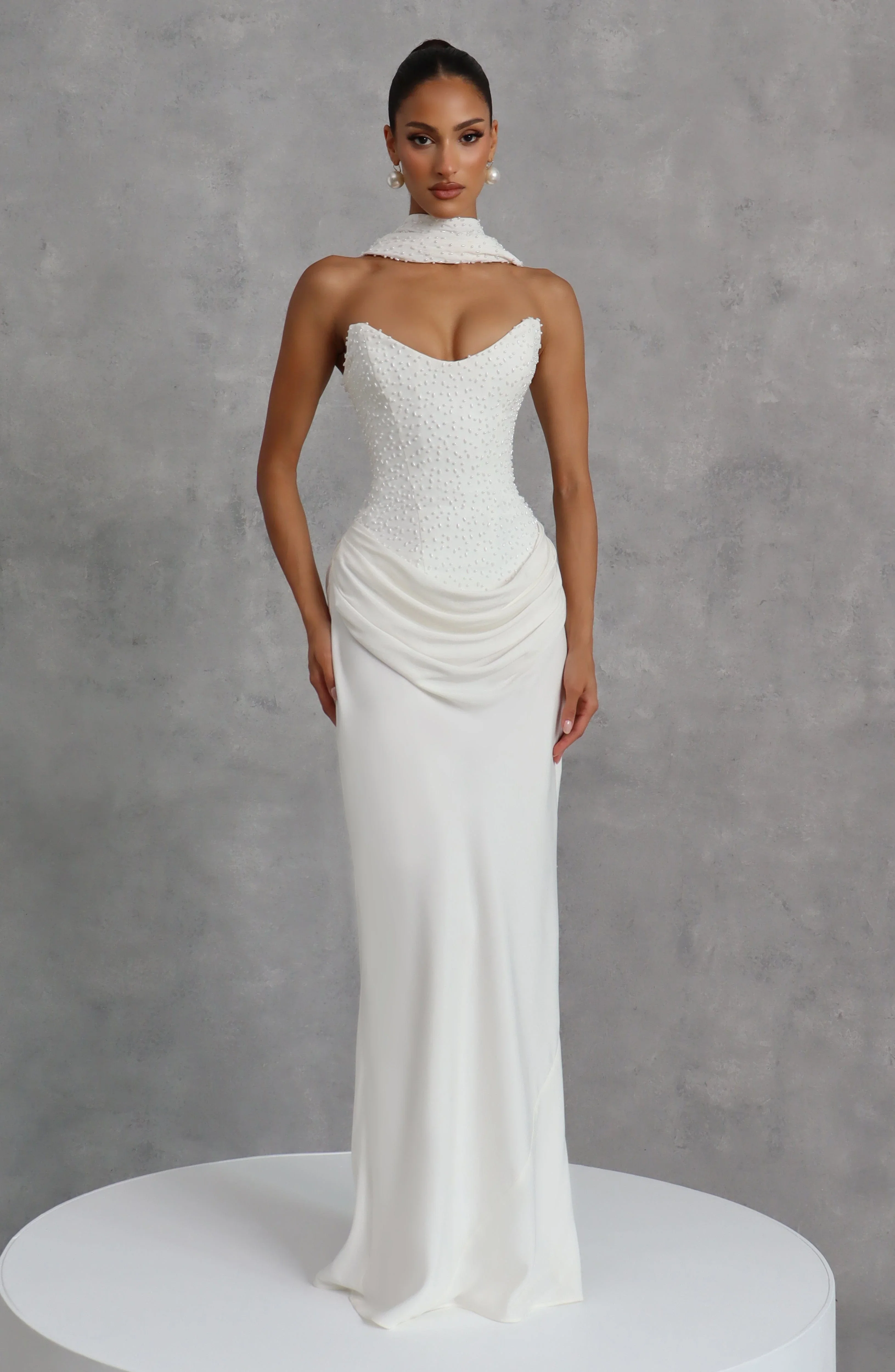 Tindra Maxi Dress - Ivory