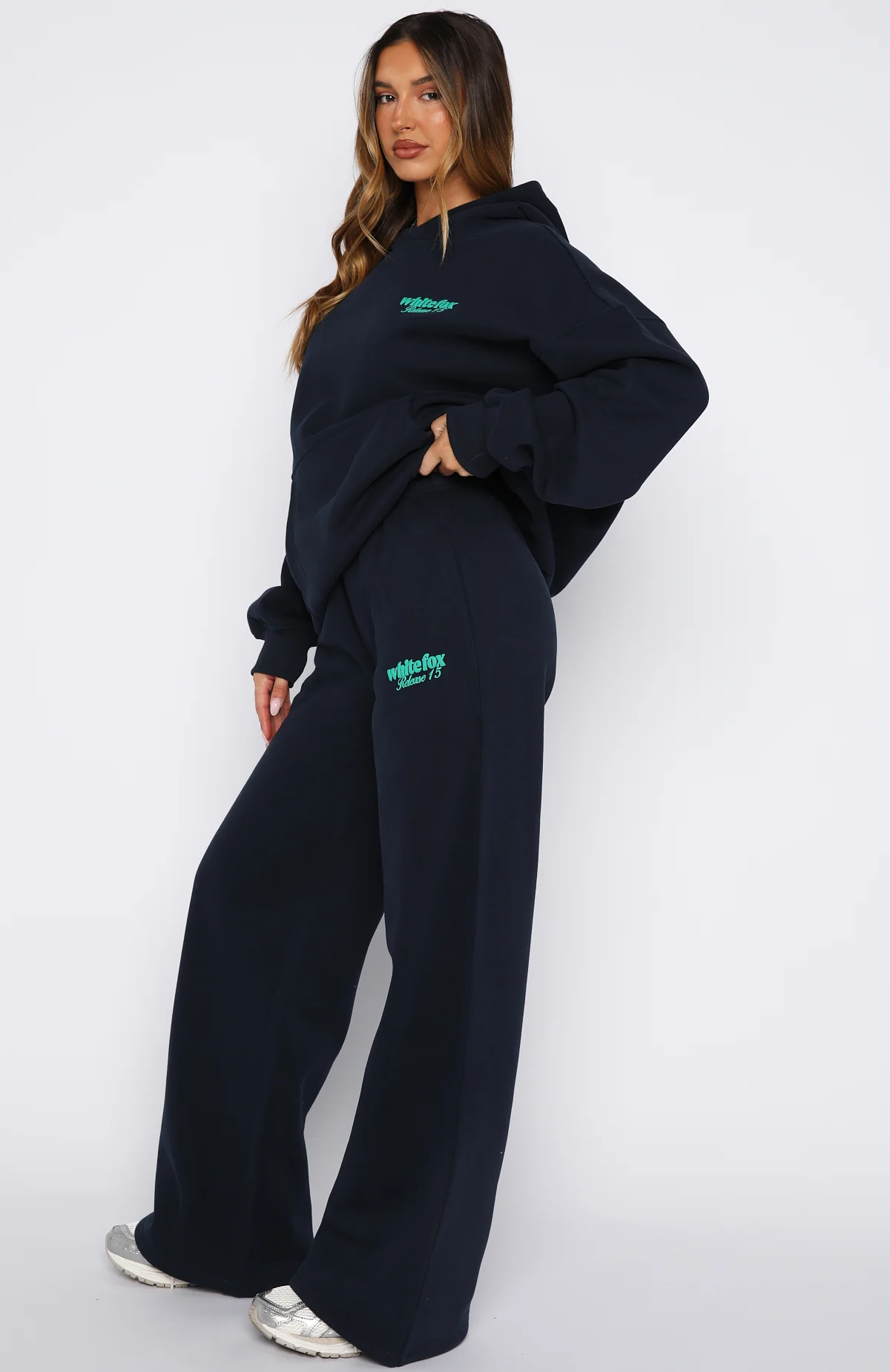 Release 15 Kiana Wide Leg Sweatpants Navy