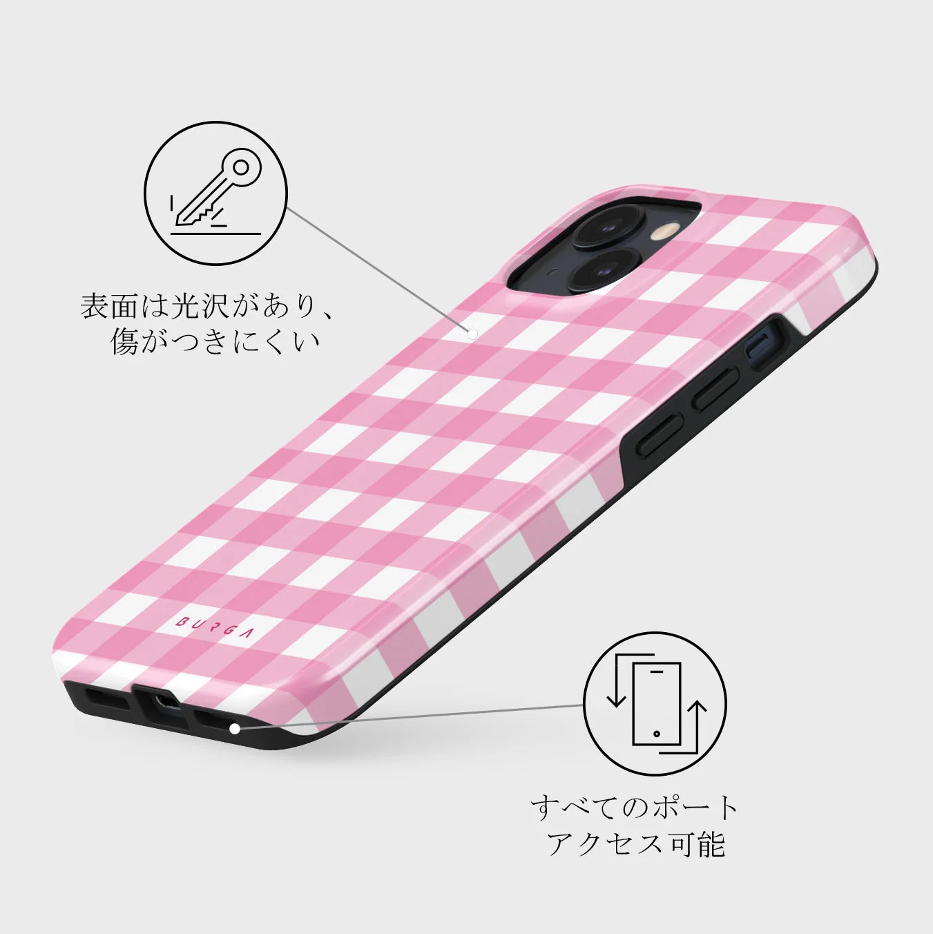 Think Pink - iPhone 13 Mini ケース
