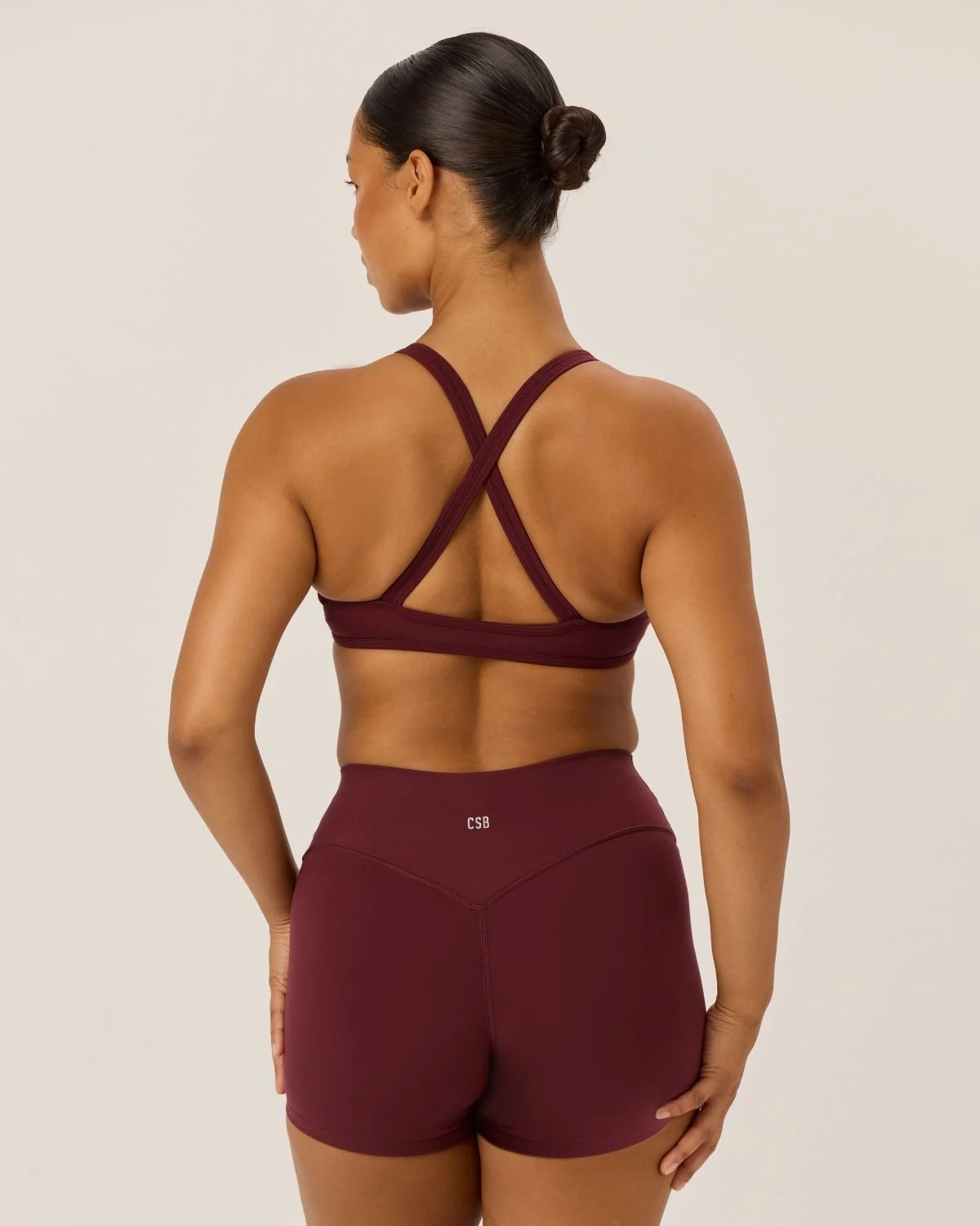 Serenity Millie Crop | Burgundy