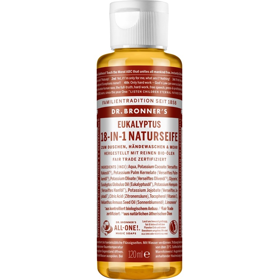 Dr. Bronner's Mydła w płynie Naturalne mydło eukaliptusowe 18 w 1
