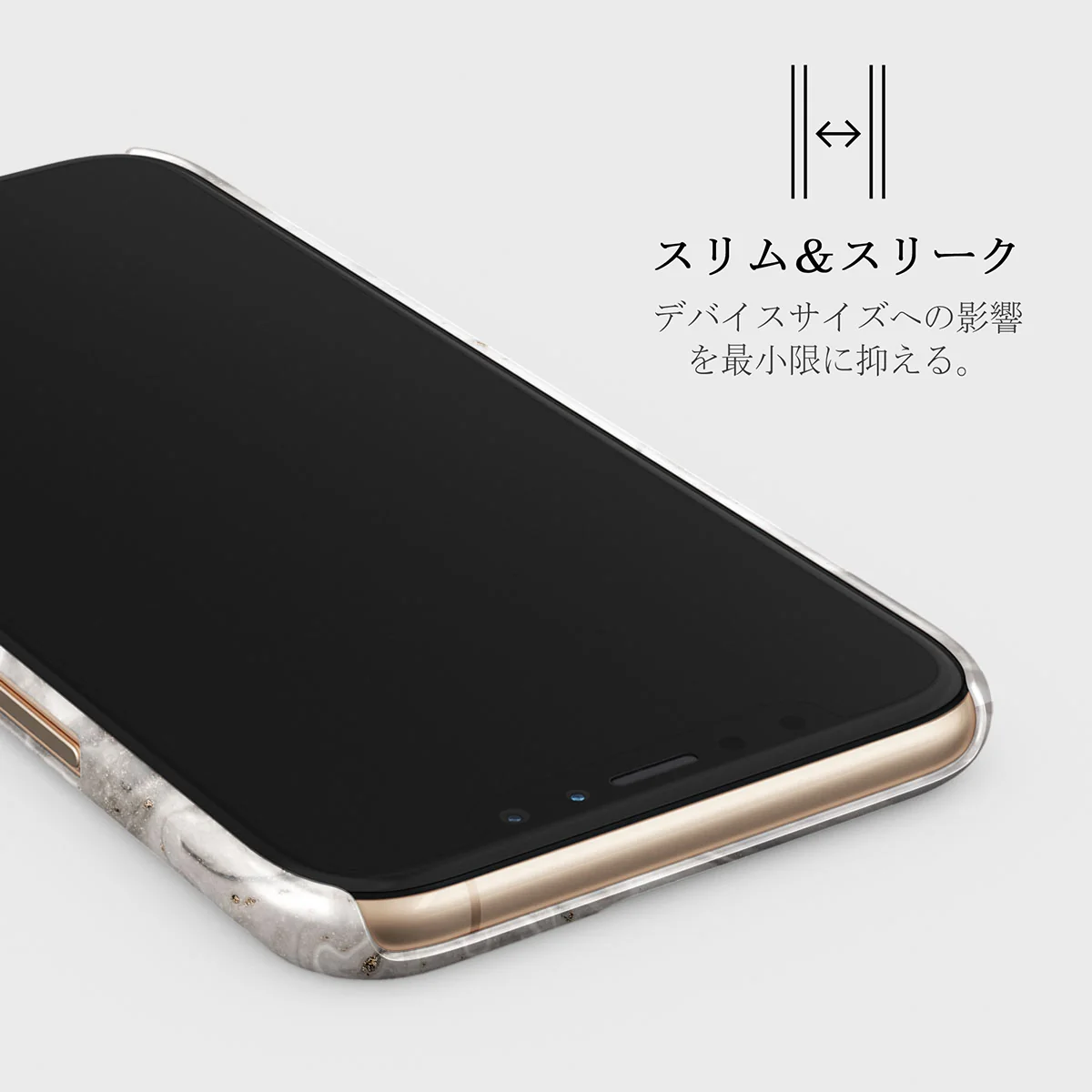 Snowstorm - Grey Marble iPhone 11 Pro Max ケース