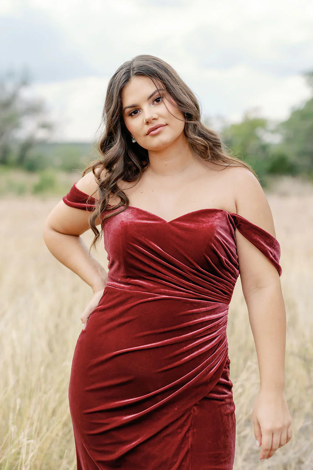 Ellapink Convertible Velvet Dress | Made To Order