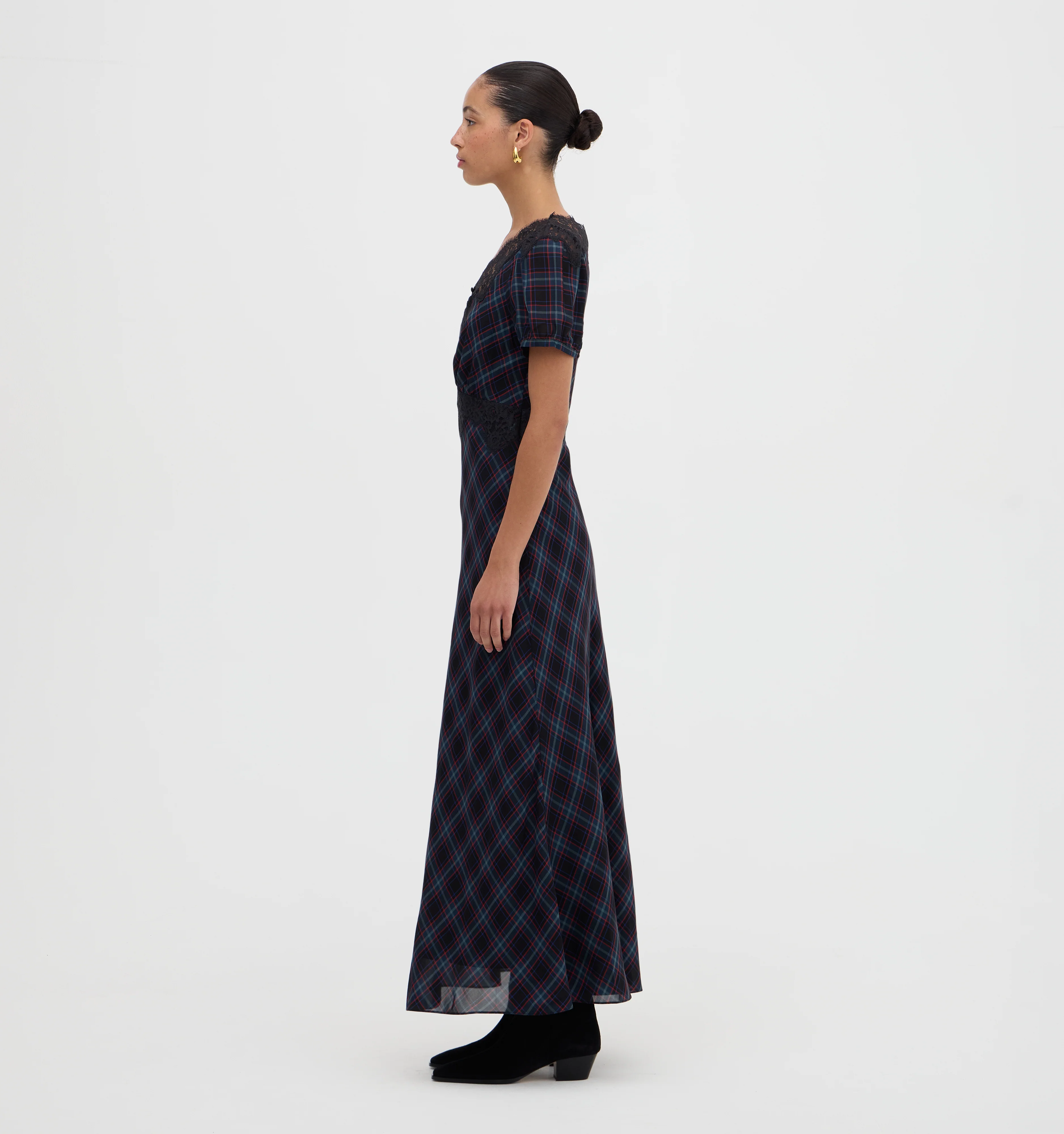 The Oakley Dress - Jewel Tartan