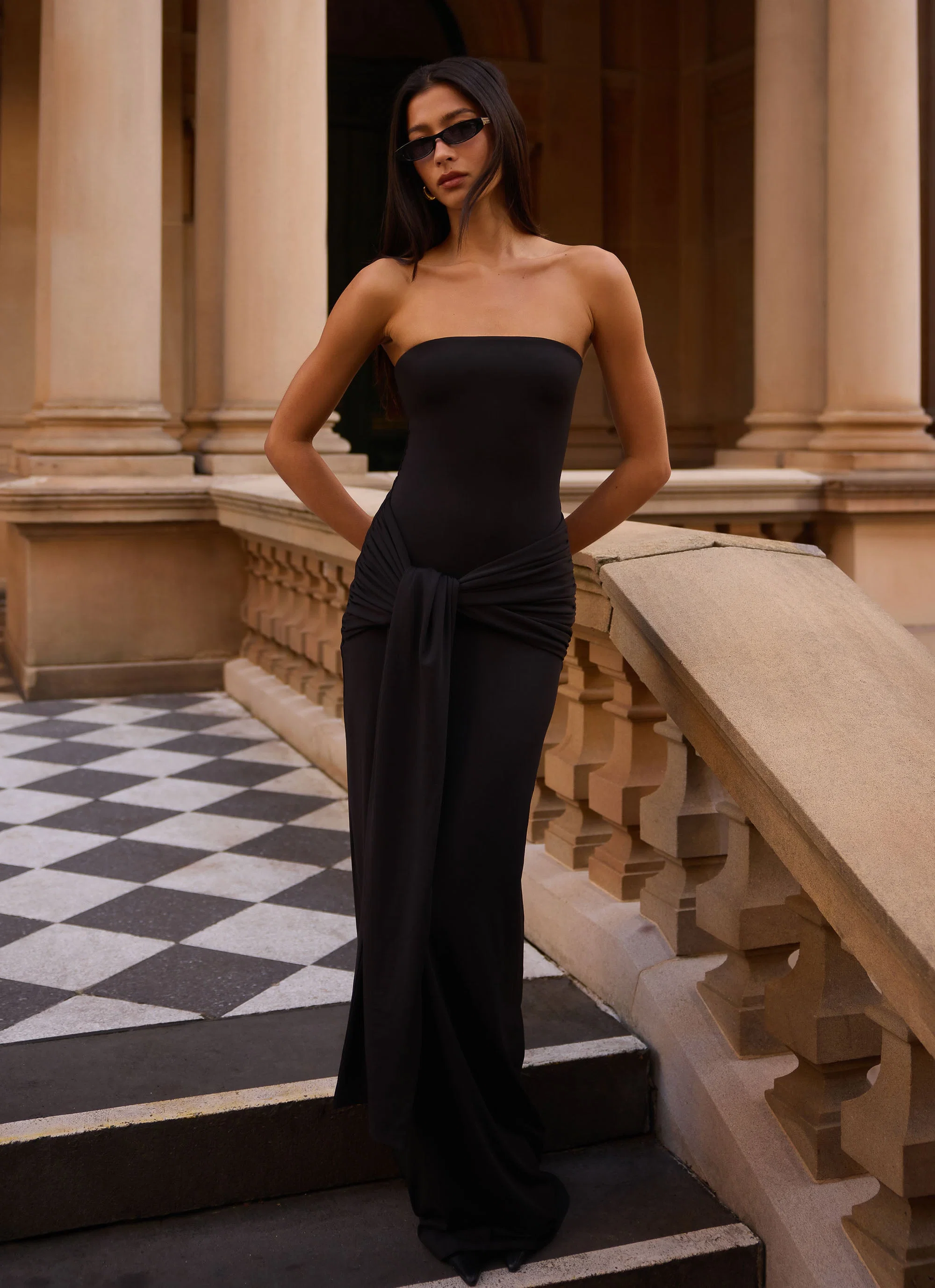 Stole My Heart Maxi Dress - Black