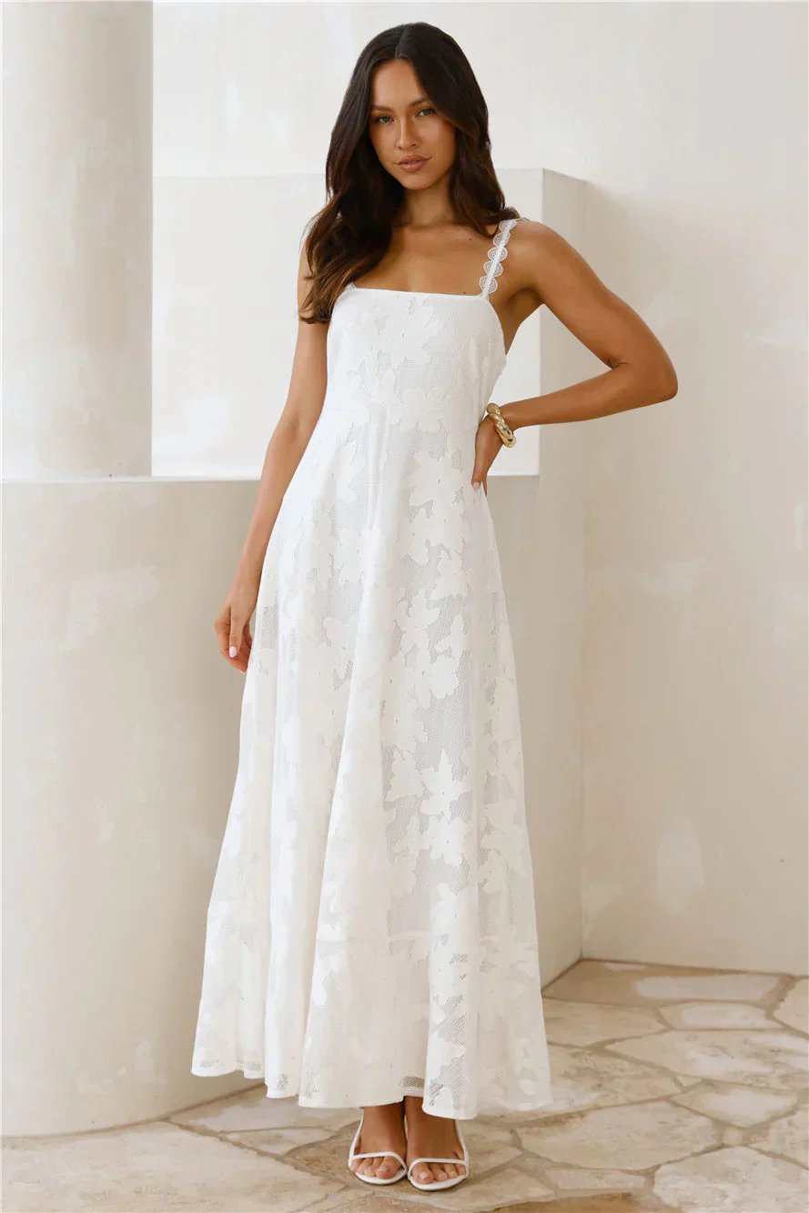 Soft Blossom Maxi Dress - luluinthesky
