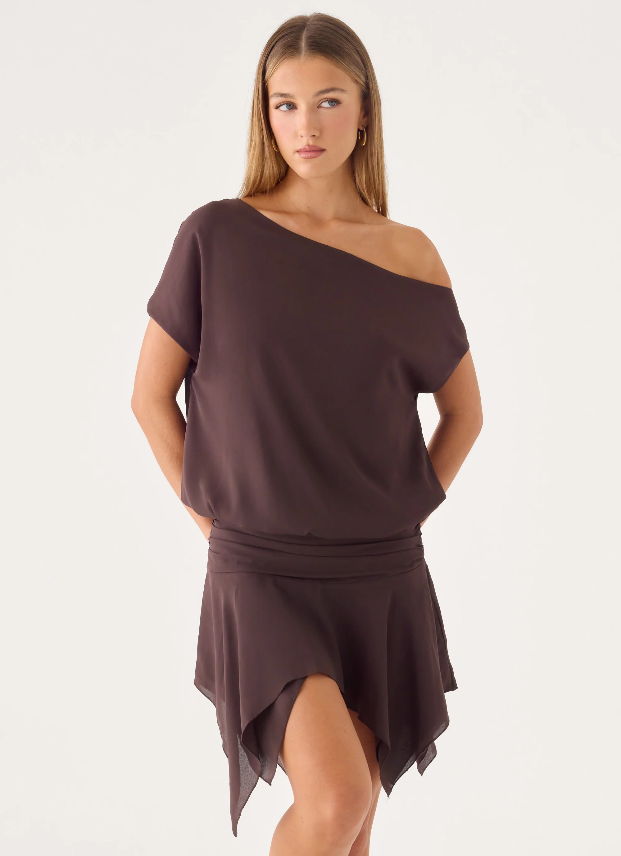 Wicked Love Mini Dress - Chocolate - luluinthesky