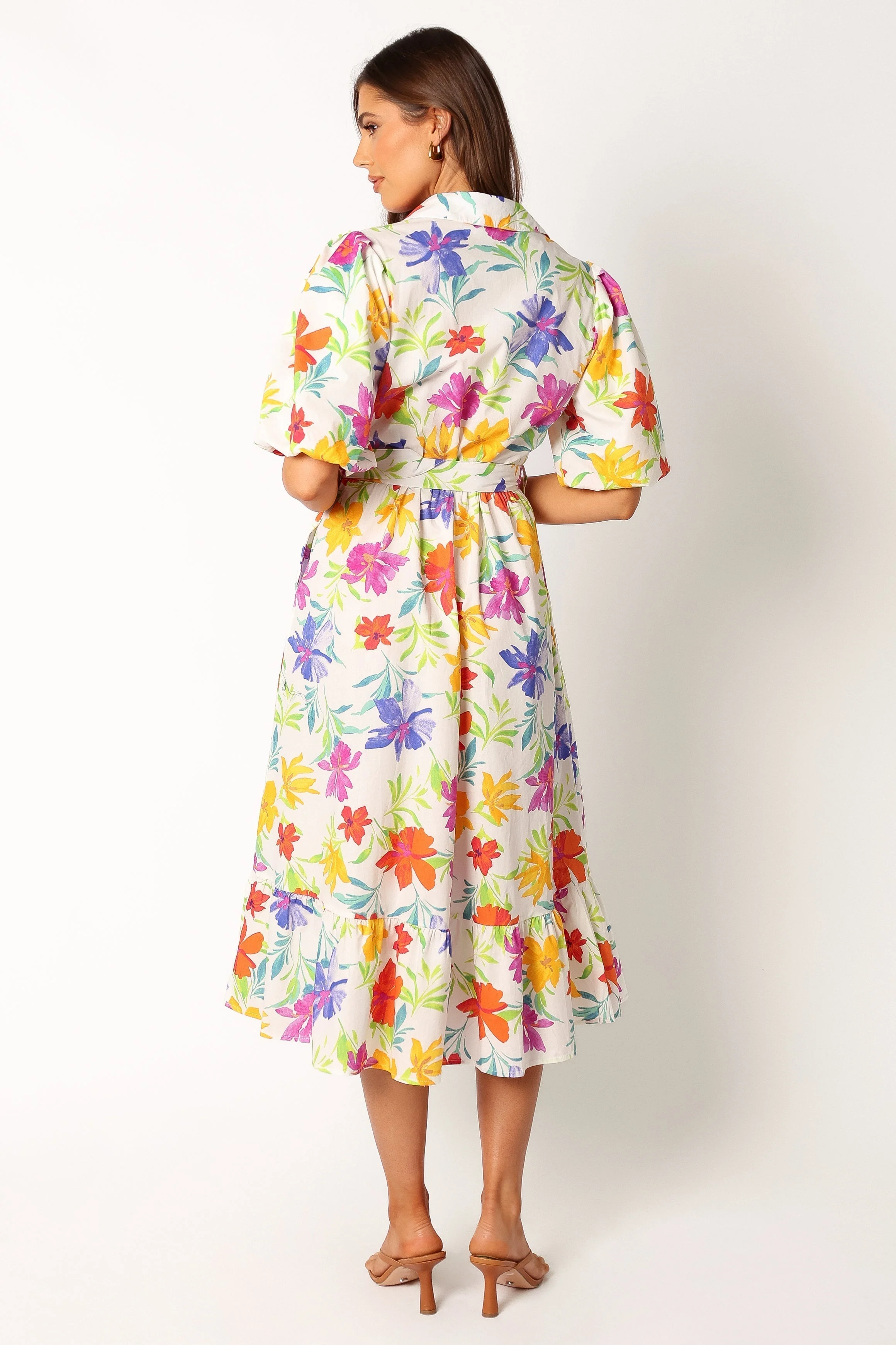 Reese Midi Dress - Zinnia Print