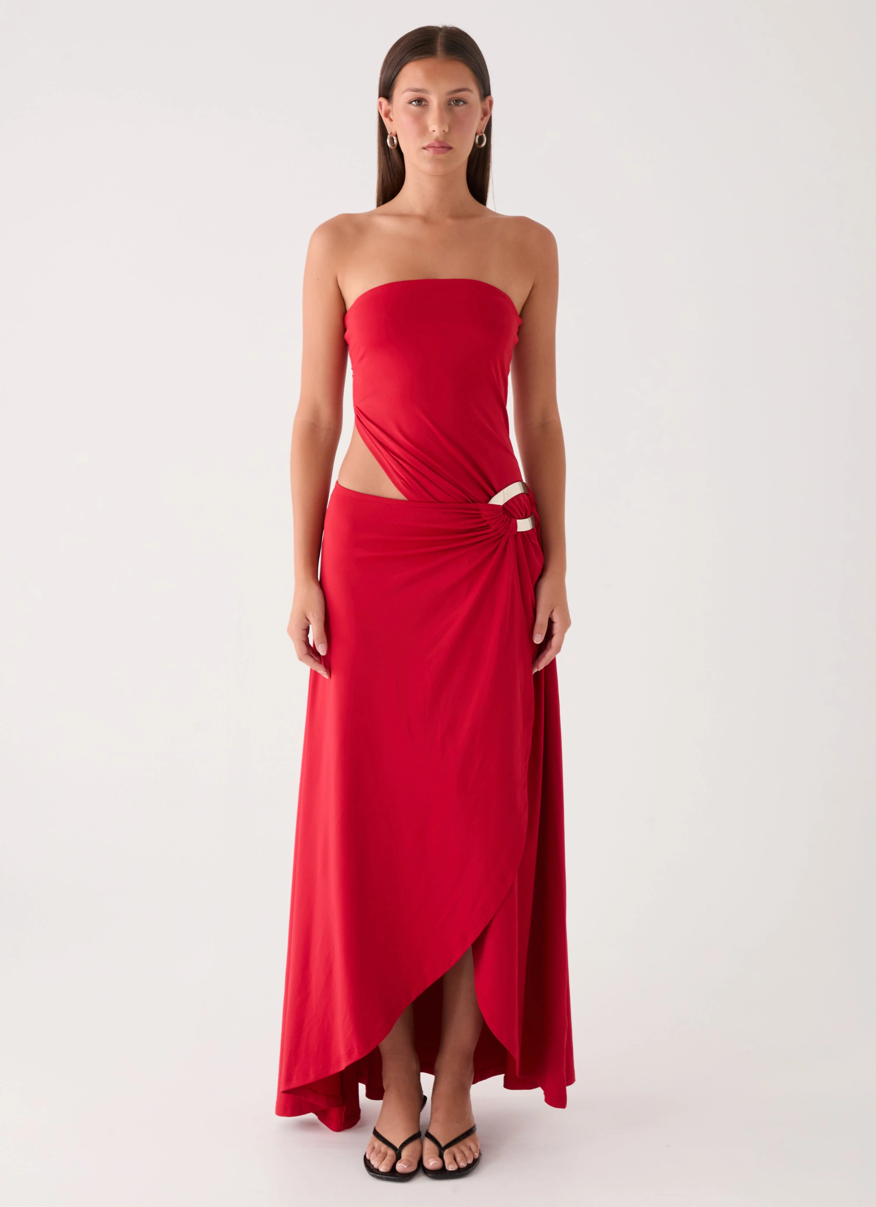 Tarna Maxi Dress - Cherry