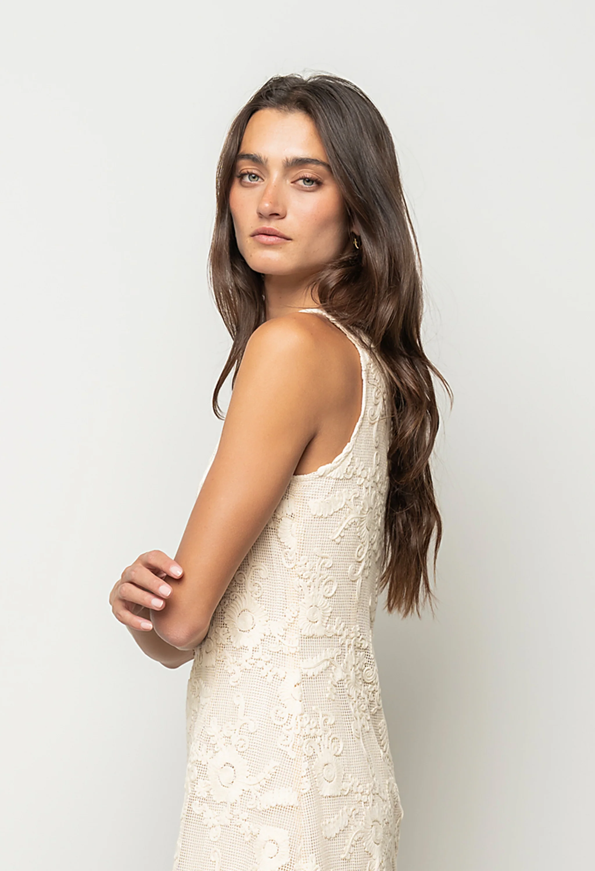Kyla Lace Tank Dress