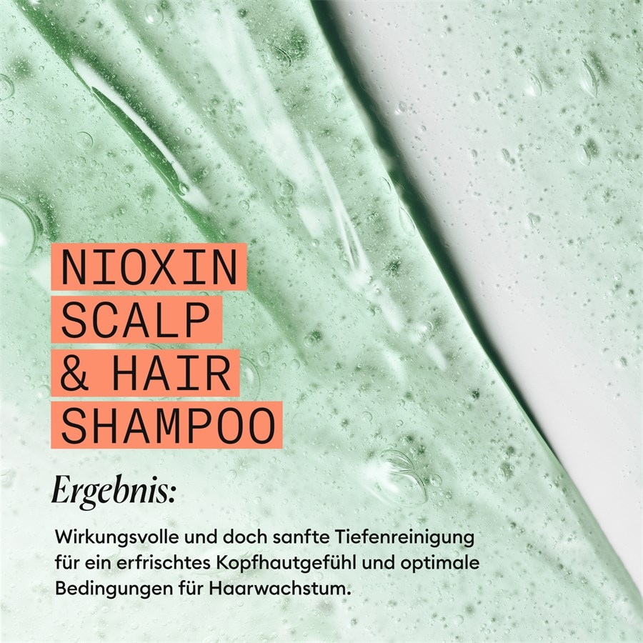 Nioxin Farbowane, widocznie przerzedzone włosy Szampon oczyszczający Przerzedzenie włosów farbowanych