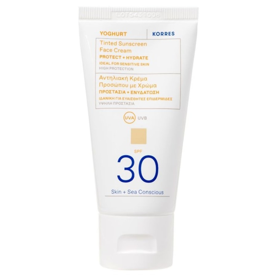 Korres Kosmetyki do opalania Jogurtowy krem przeciwsłoneczny do twarzy SPF30