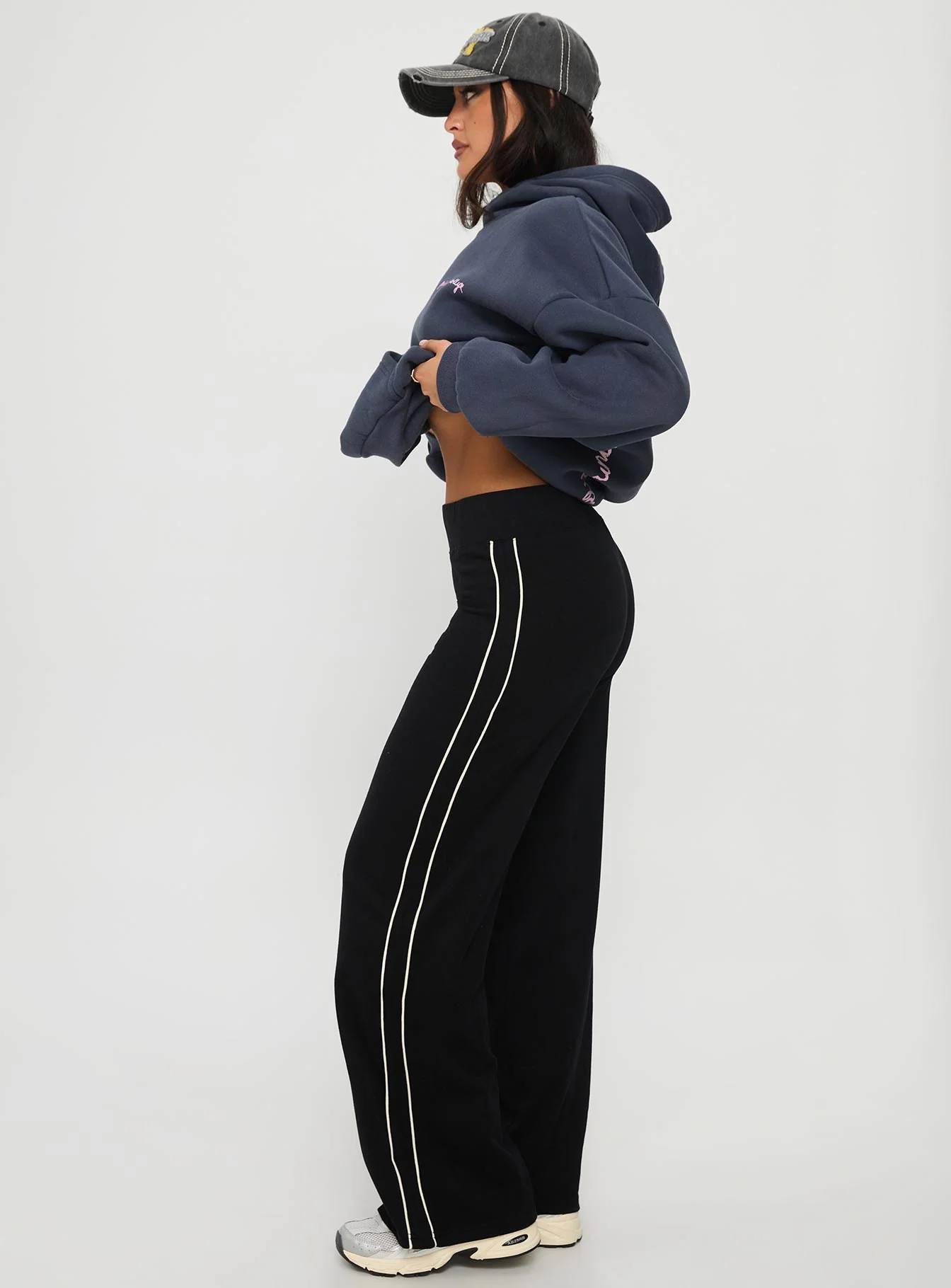 Ascenda Straight Leg Track Pant Black