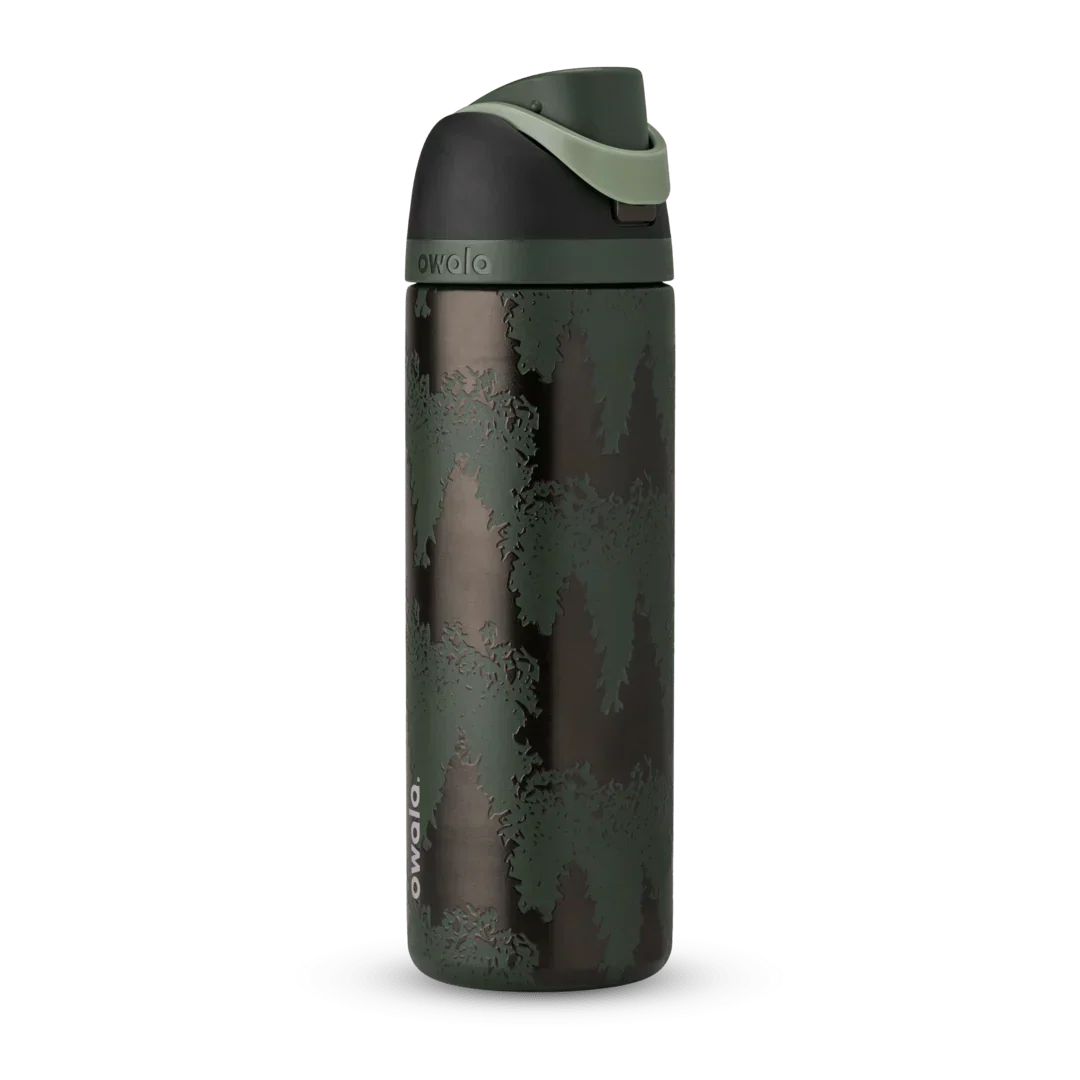 Owala Merry Bright Spruce the Hall 24oz Stainless Steel FreeSip Water Bottle