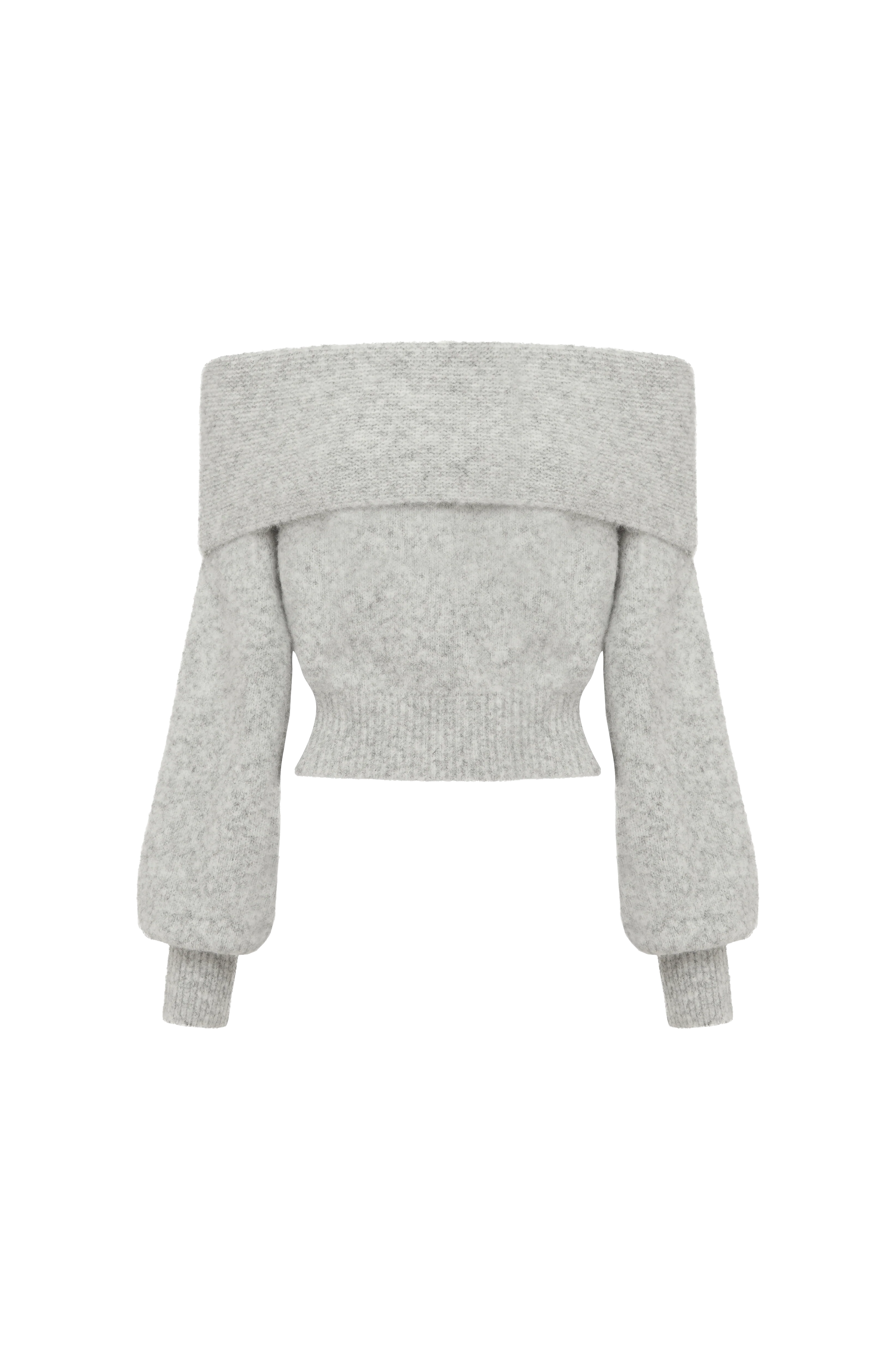 Andie Top - Light Grey Marl