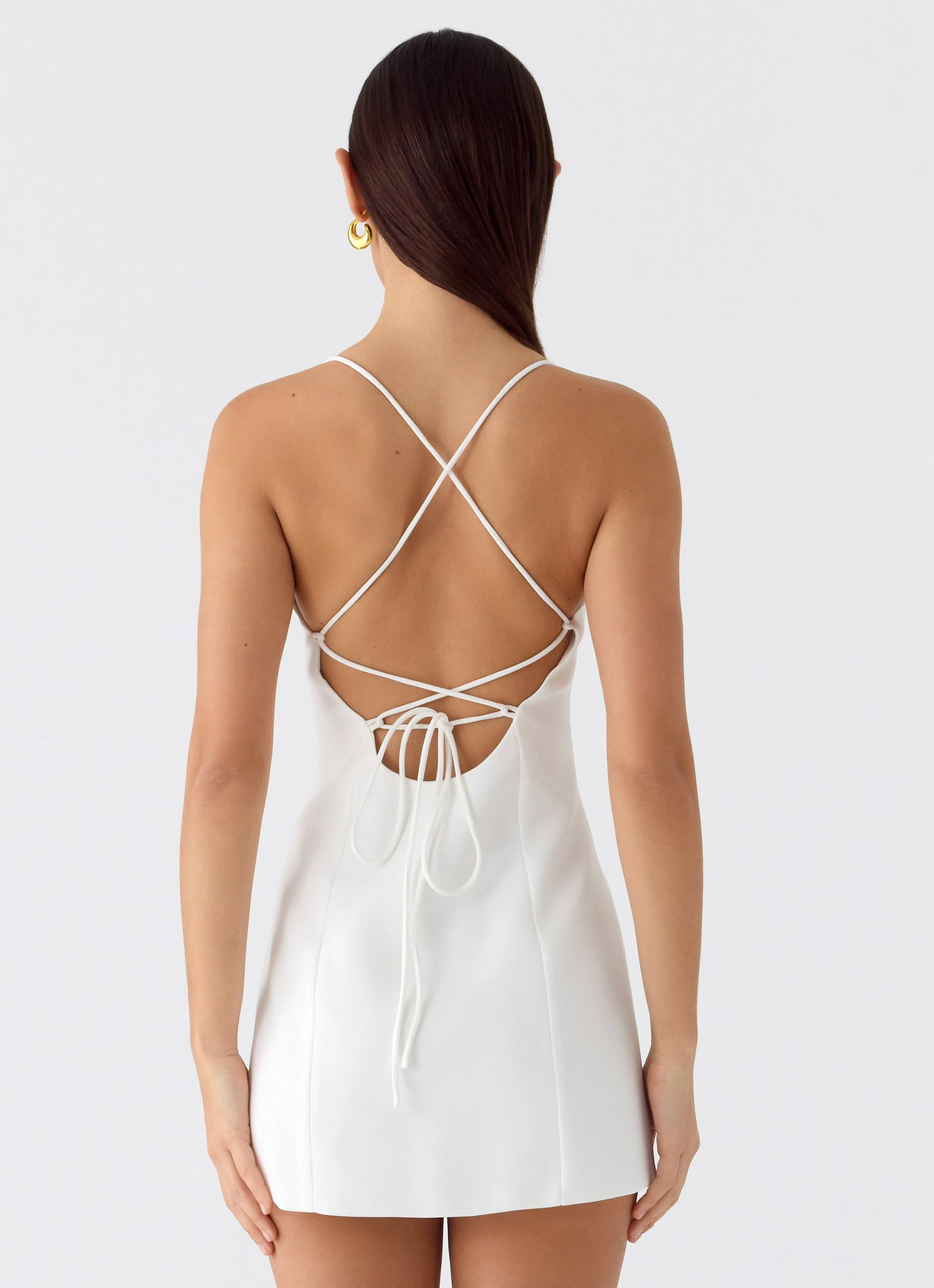 Famous Mini Dress - White