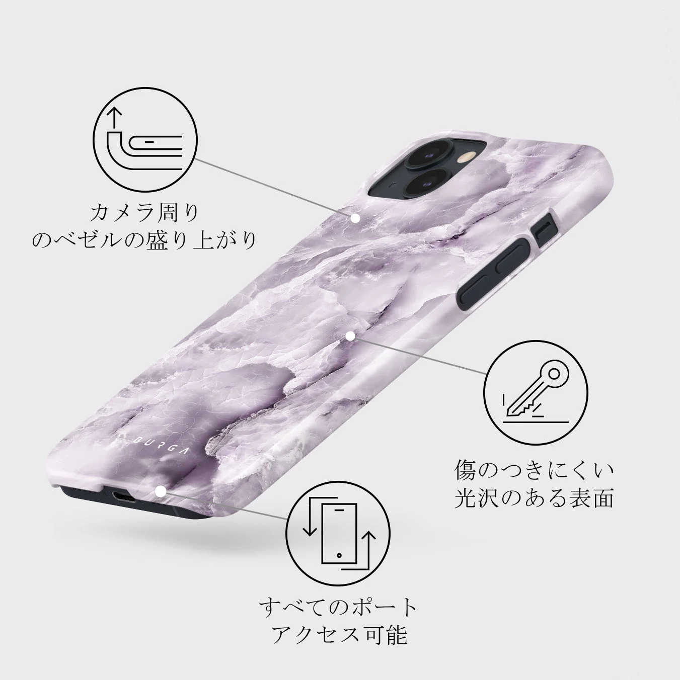 Black Currant - iPhone 13 Mini ケース
