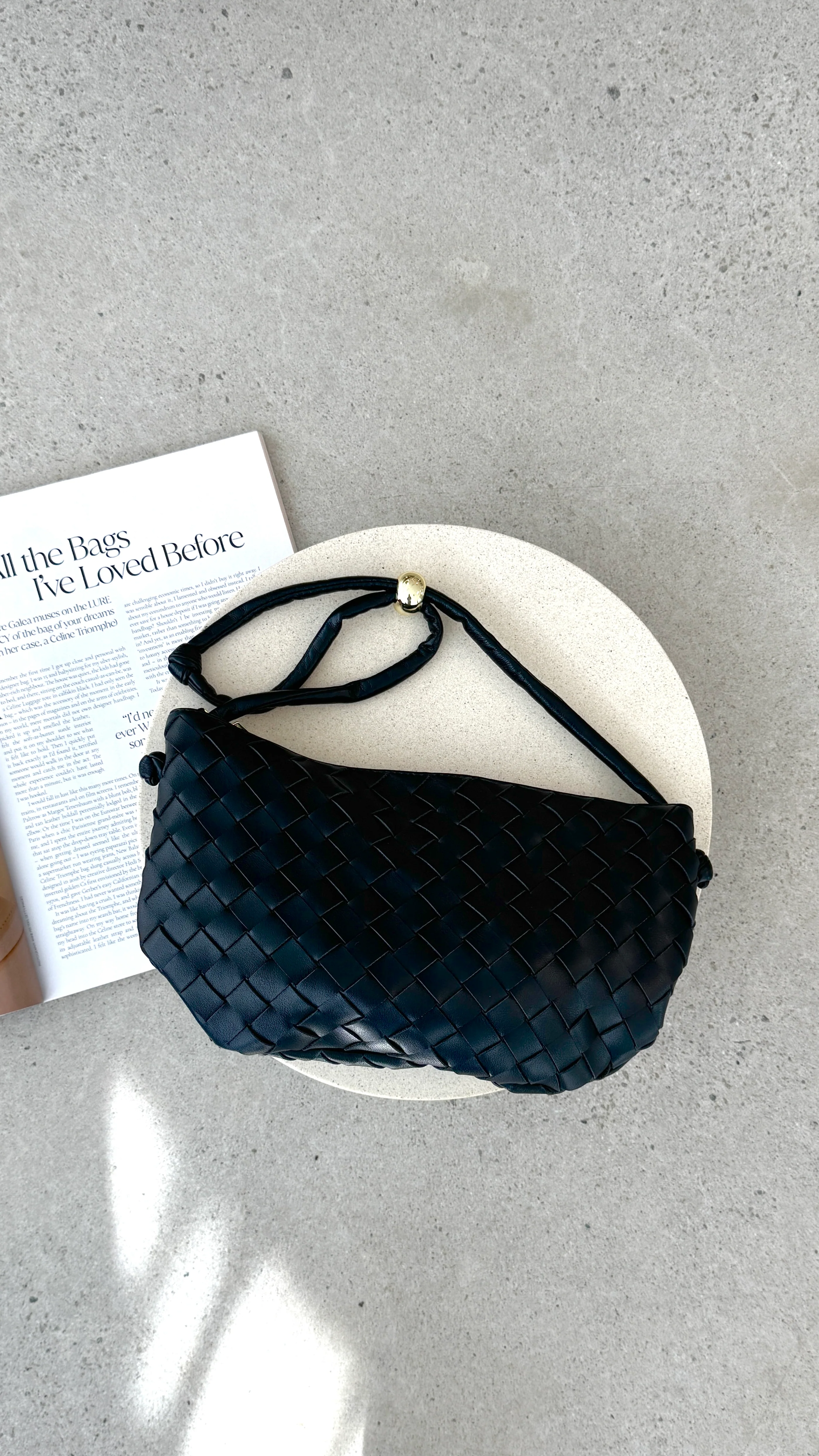 Kacey Handle Bag - Black
