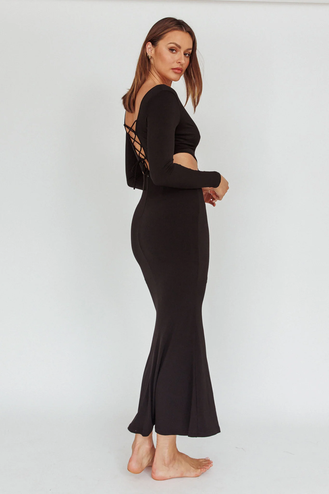 Dress Codes Cut-Out Maxi Dress Black
