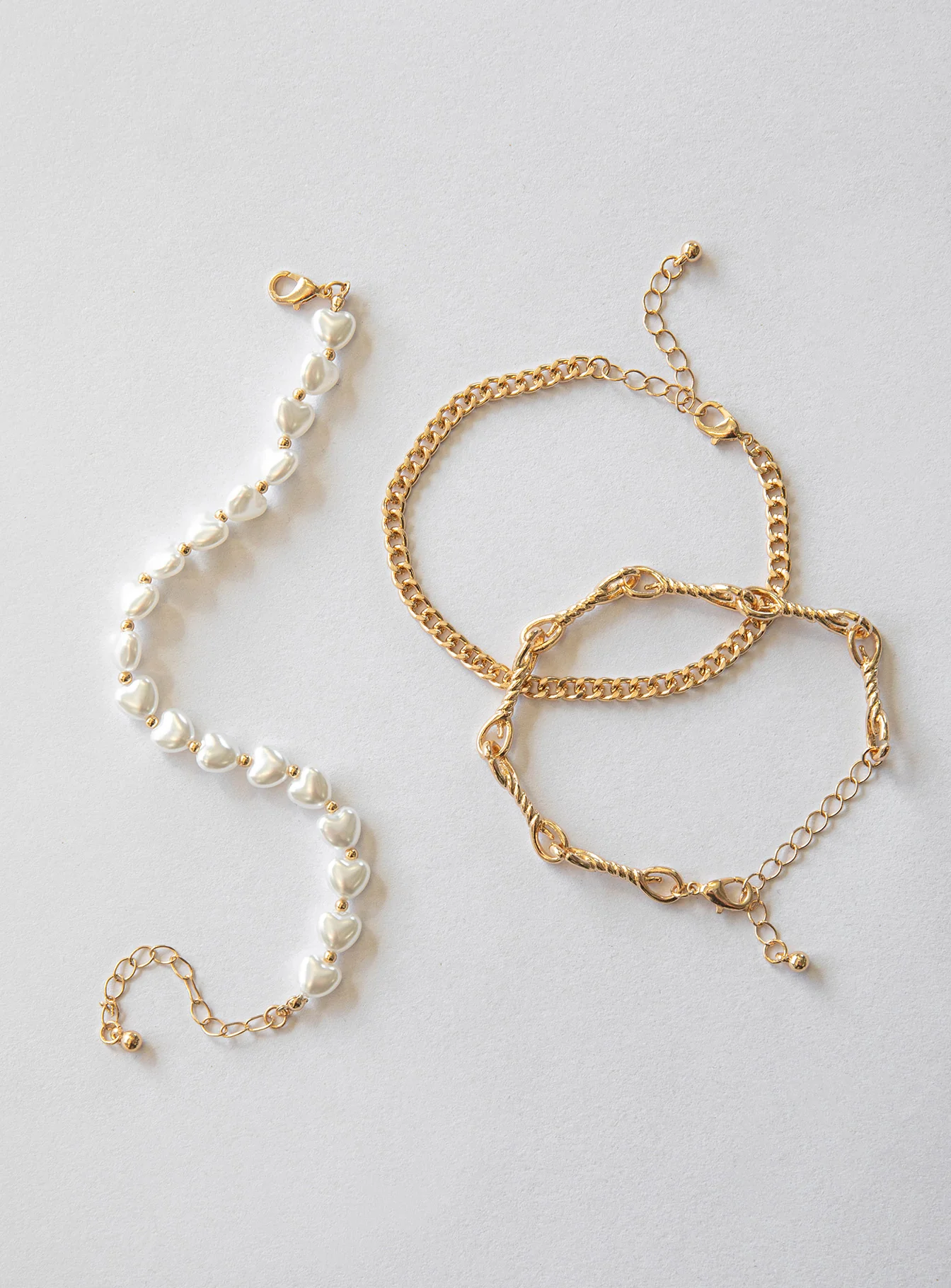 Davide Bracelet Pack Gold