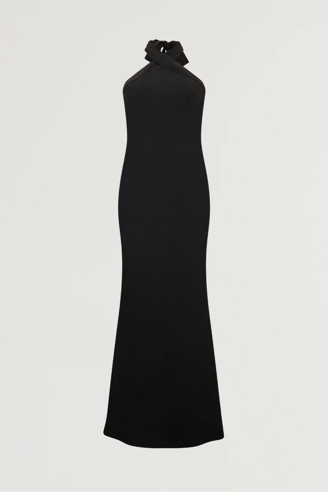 Cross Halter Neck Maxi Dress