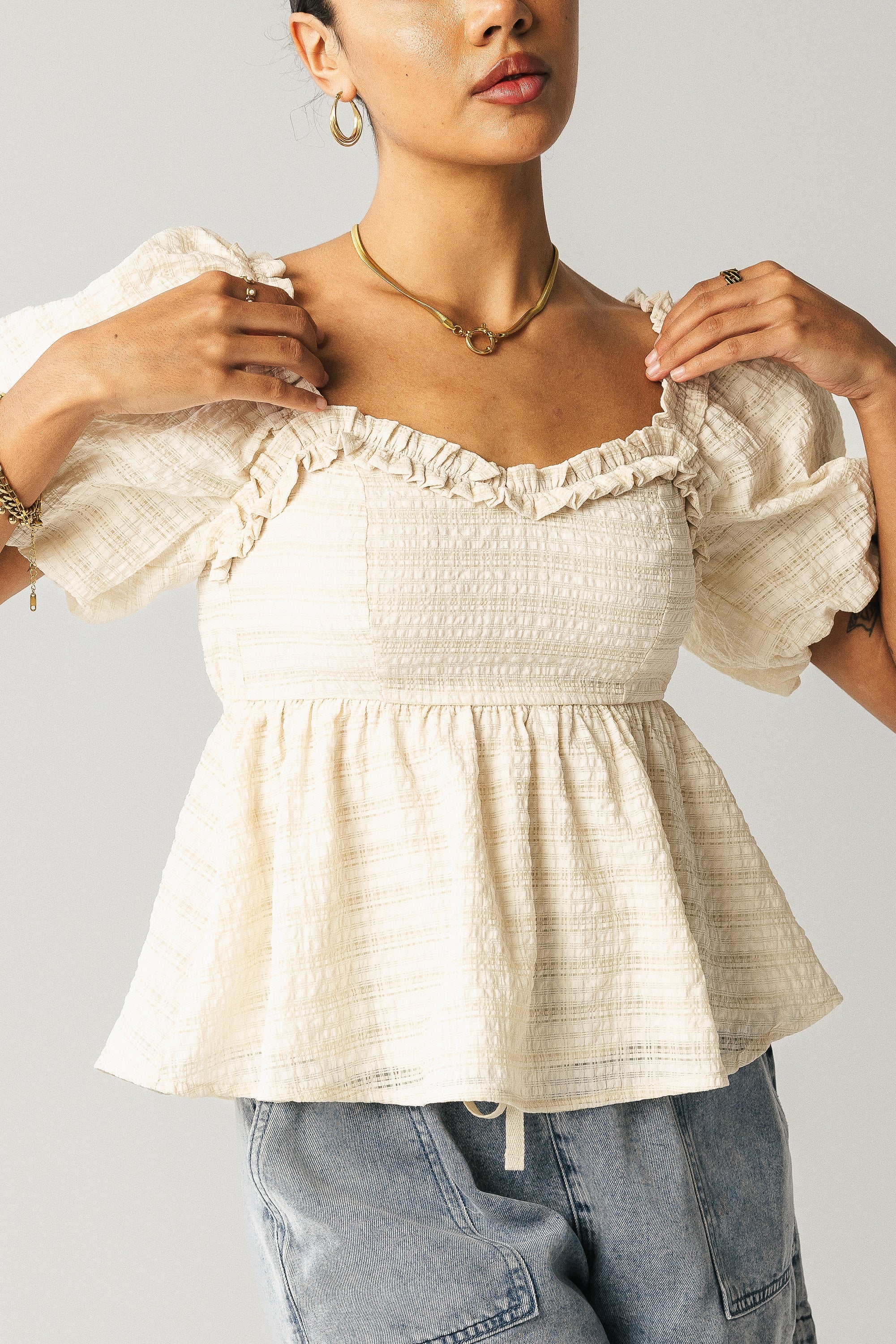 Wilder Blouse in Natural