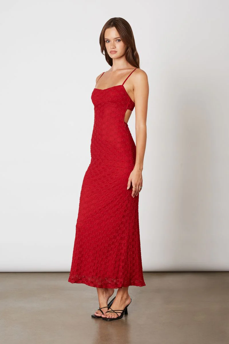 Stretch Lace Midaxi Dress