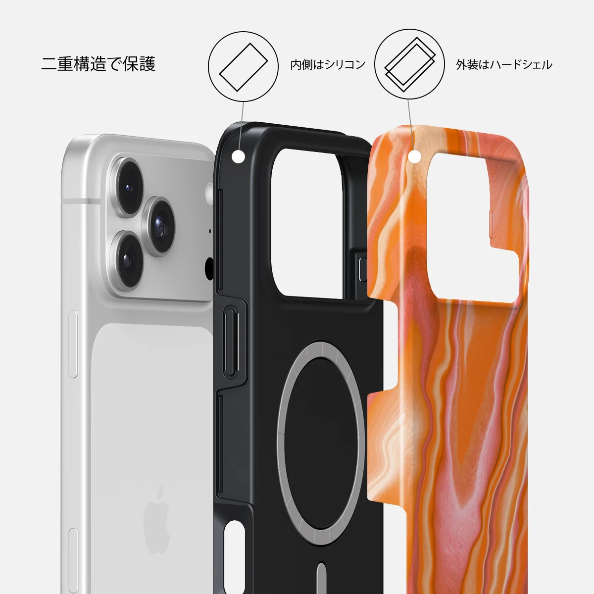 Retro Glow - iPhone 18 Pro ケース