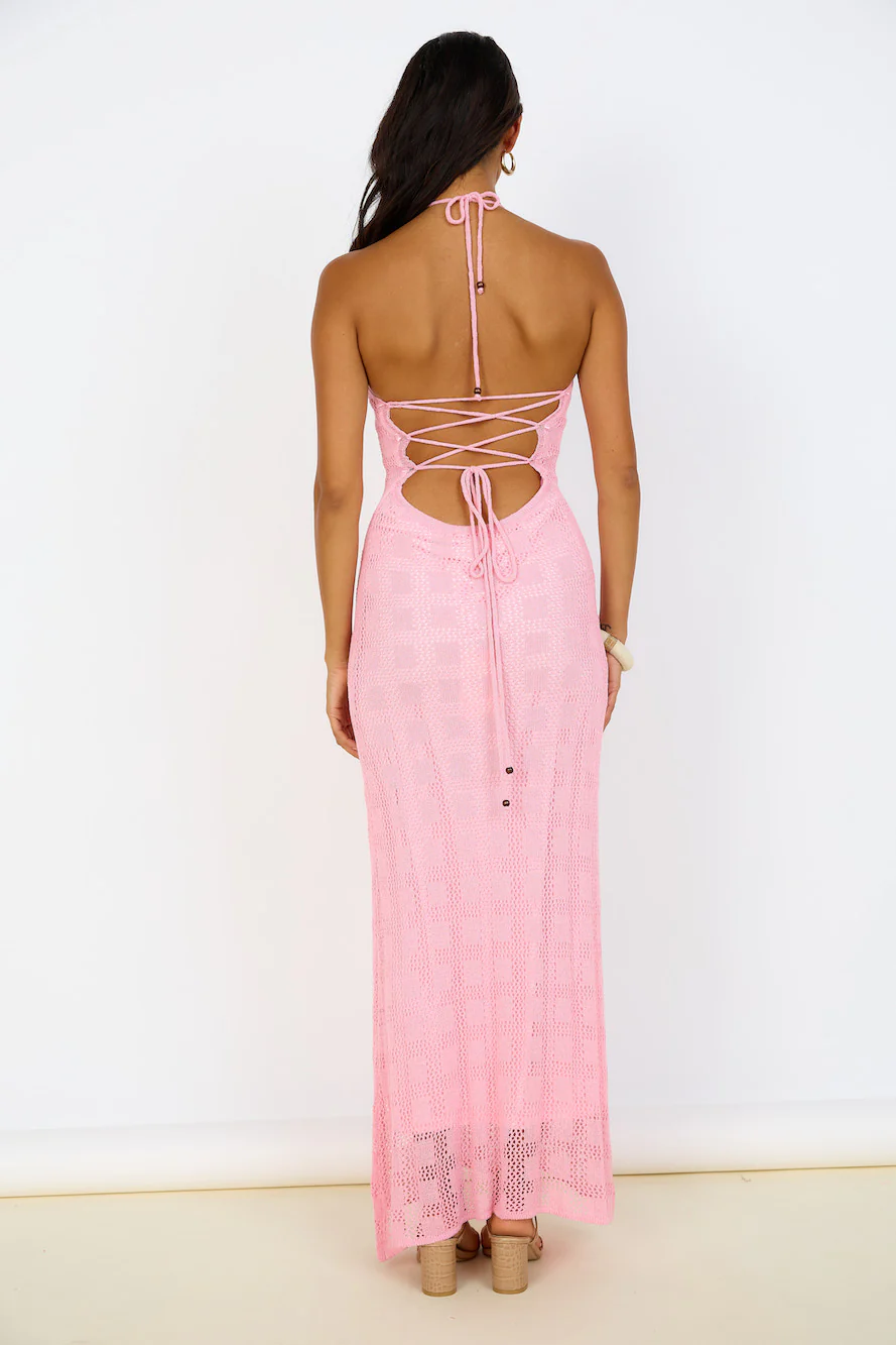 Kombucha Maxi Dress Pink