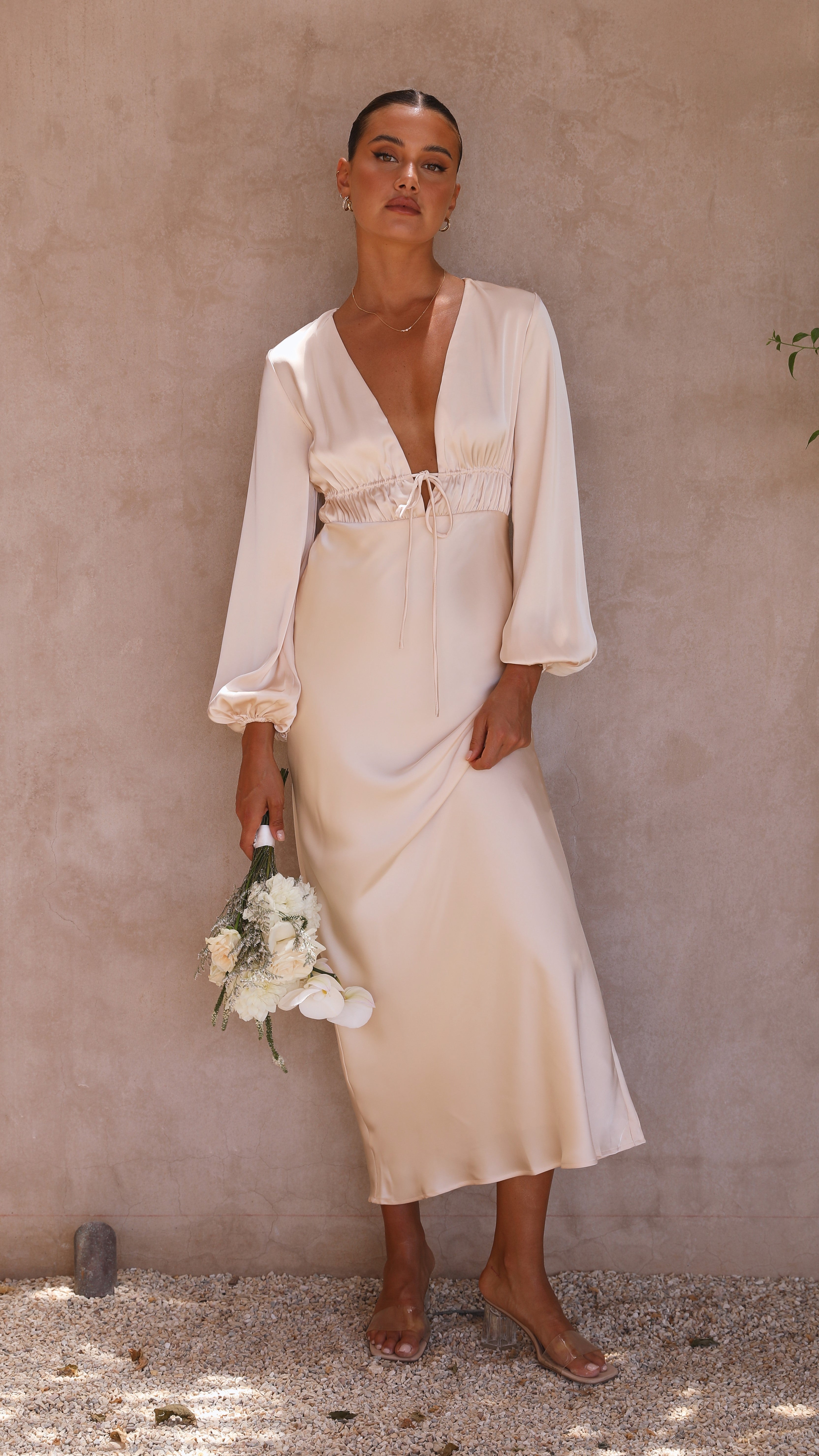 Amara Maxi Dress - Champagne