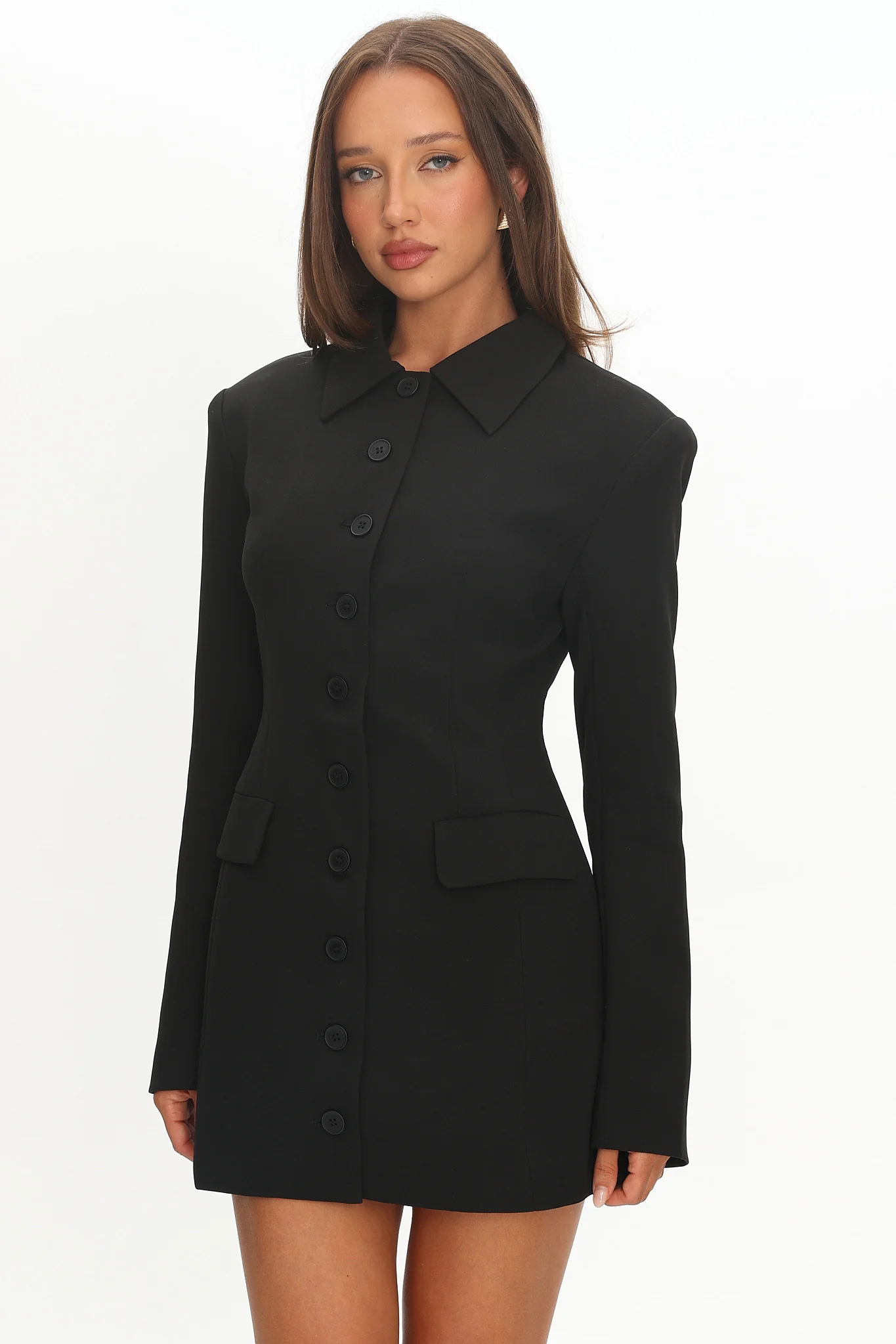 LIONESS Cheri Mini Dress Ink - luluinthesky