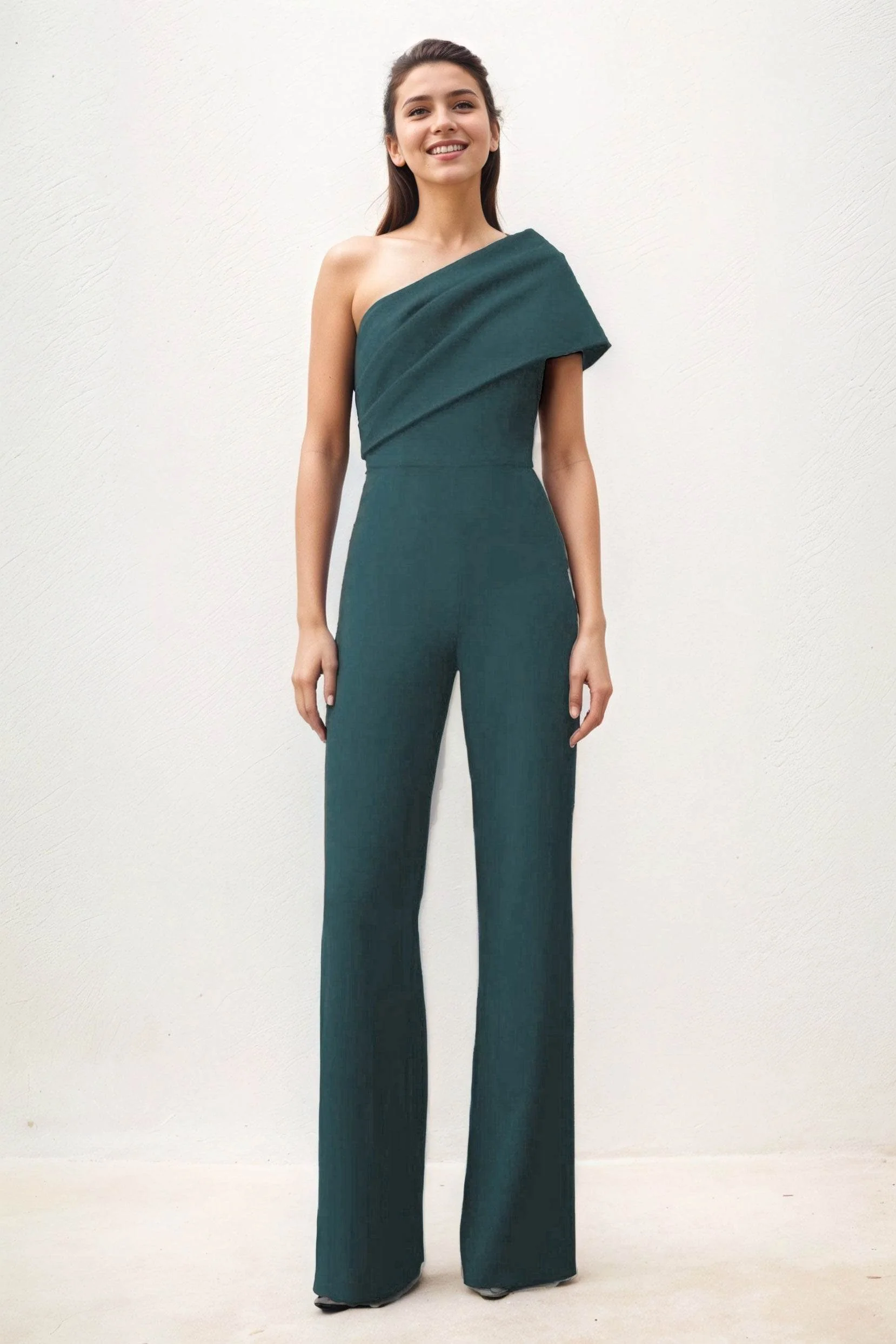 Jumpsuit Maxi Elastic Cloth Wedding Guest Dress CG0277