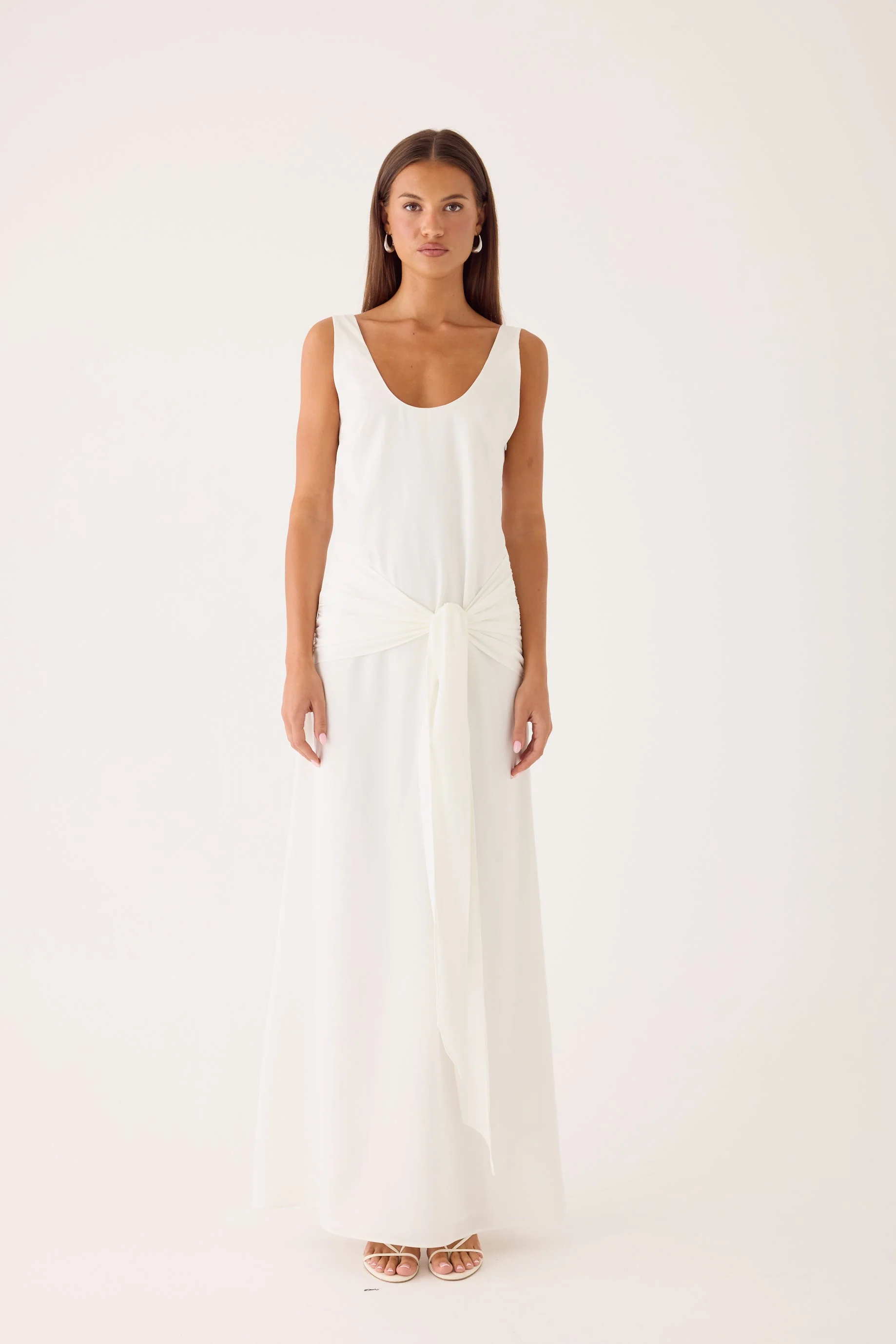 Maysie Maxi Dress - White - luluinthesky