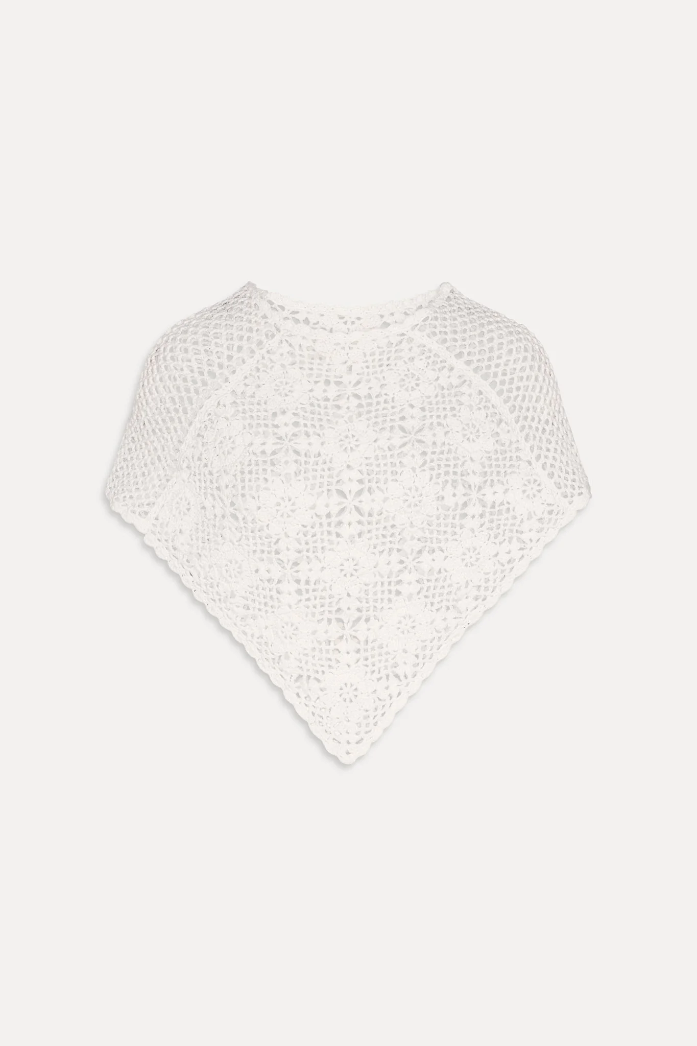 Sophie Crochet Poncho - Soft Sand