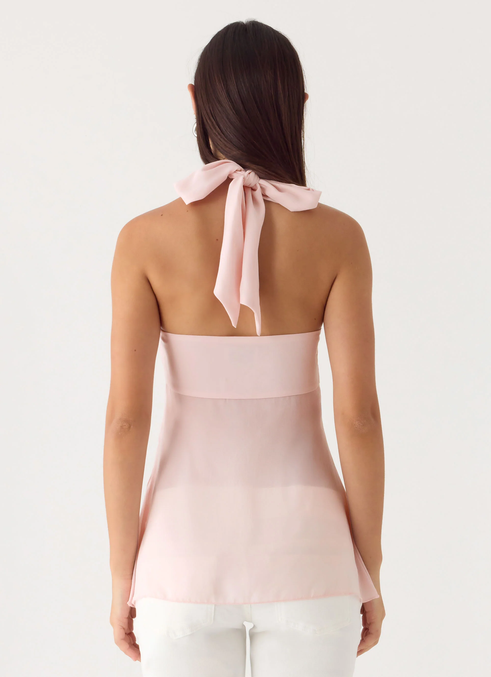 Flip It Embellished Top - Baby Pink