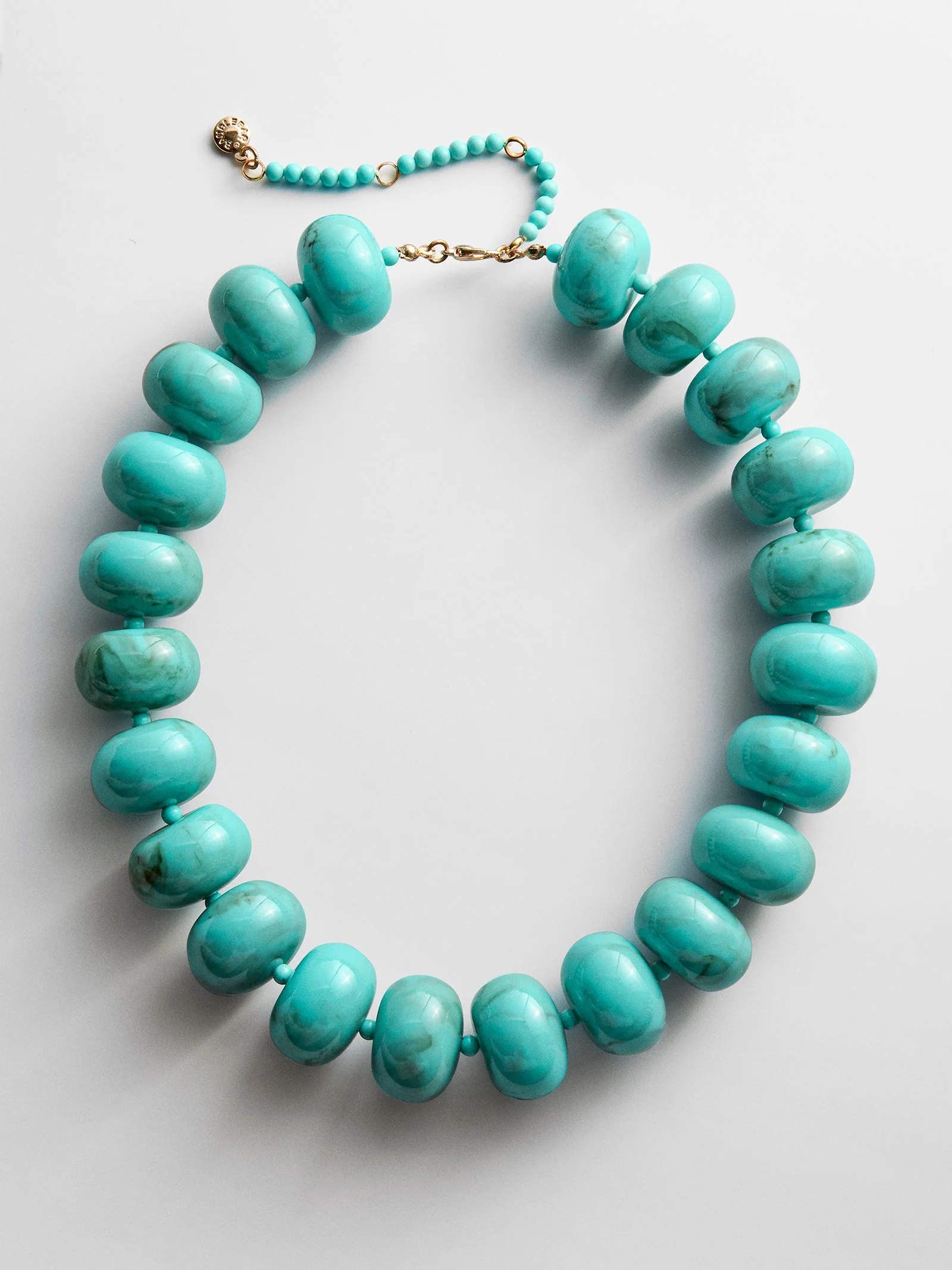 Joan Semi-Precious Necklace - Turquoise Bead