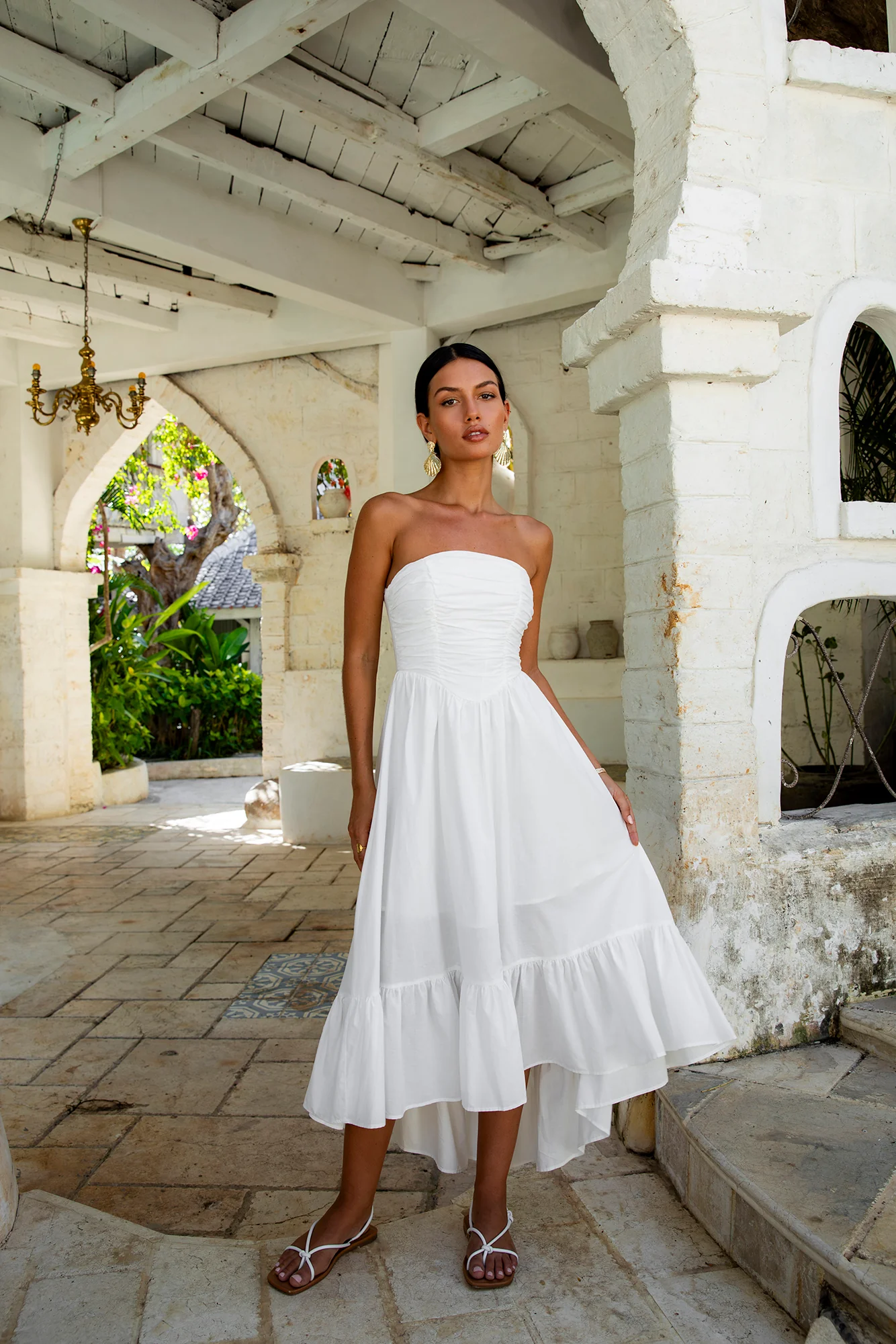 Love In The Summer Maxi Dress White