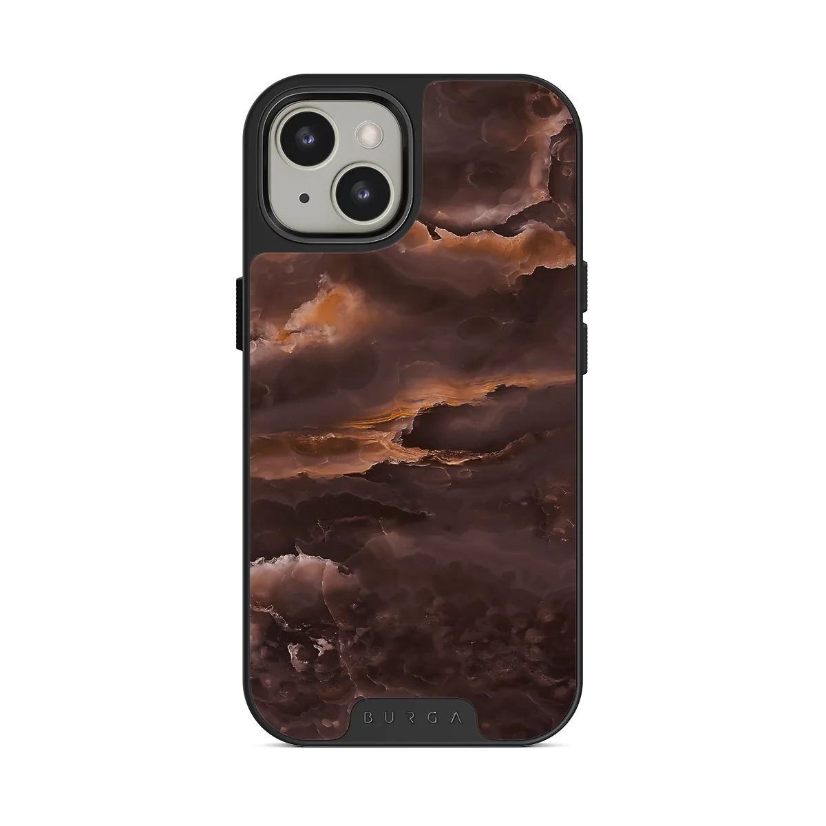 Fire Wood - Brown Marble iPhone 13 ケース