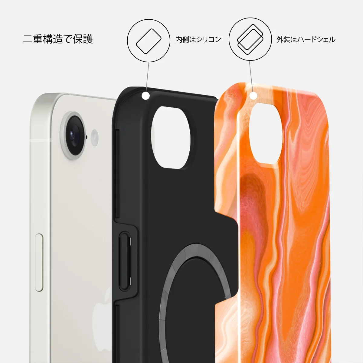Retro Glow - iPhone 17e ケース