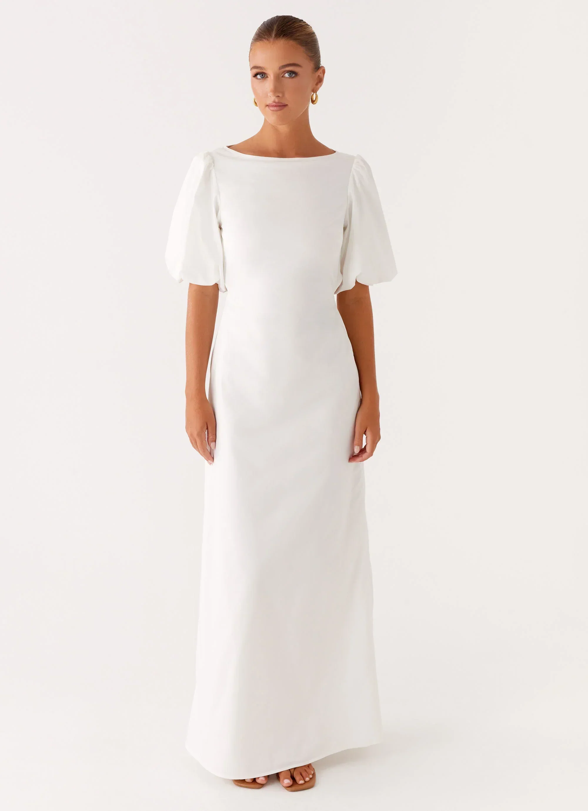 Judy Maxi Dress - White - luluinthesky