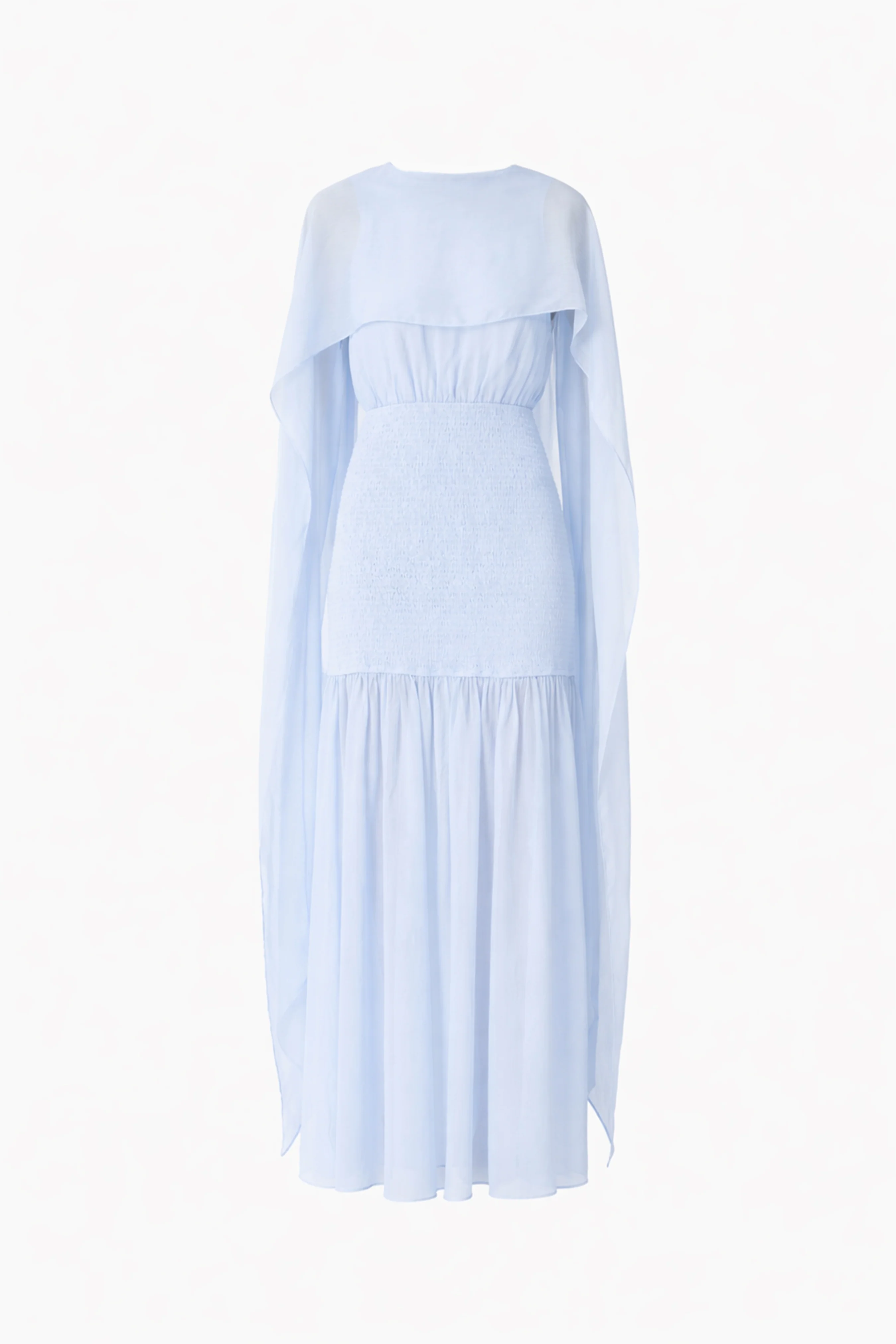 Eliane Cape Gown in Blue